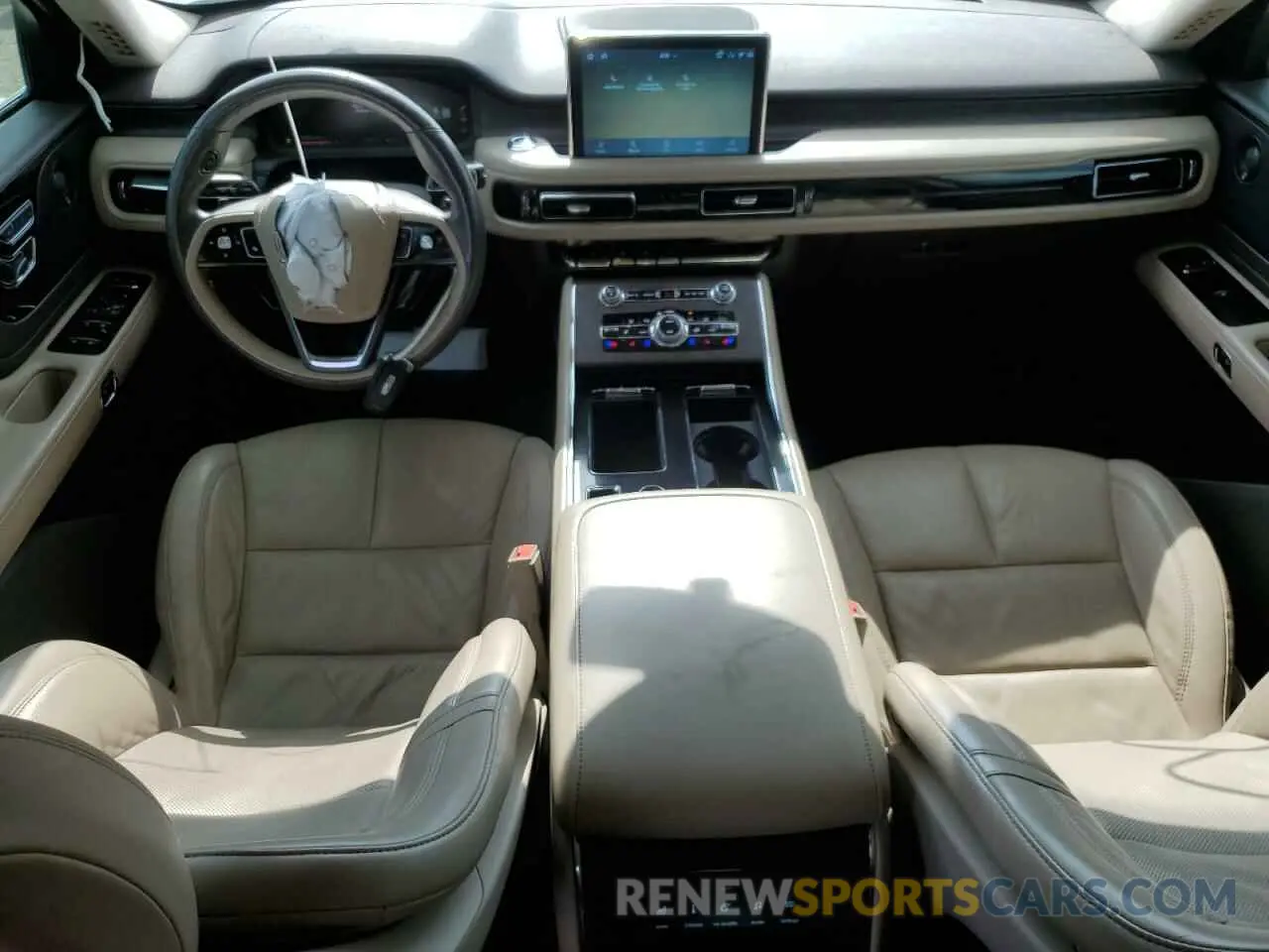 8 fotografías del automóvil dañado 5LM5J7WC9MGL03409 LINCOLN AVIATOR 2021