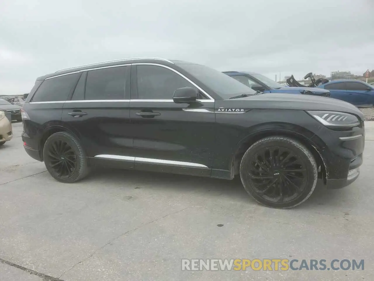 4 fotografías del automóvil dañado 5LM5J7WCXMGL17366 LINCOLN AVIATOR 2021