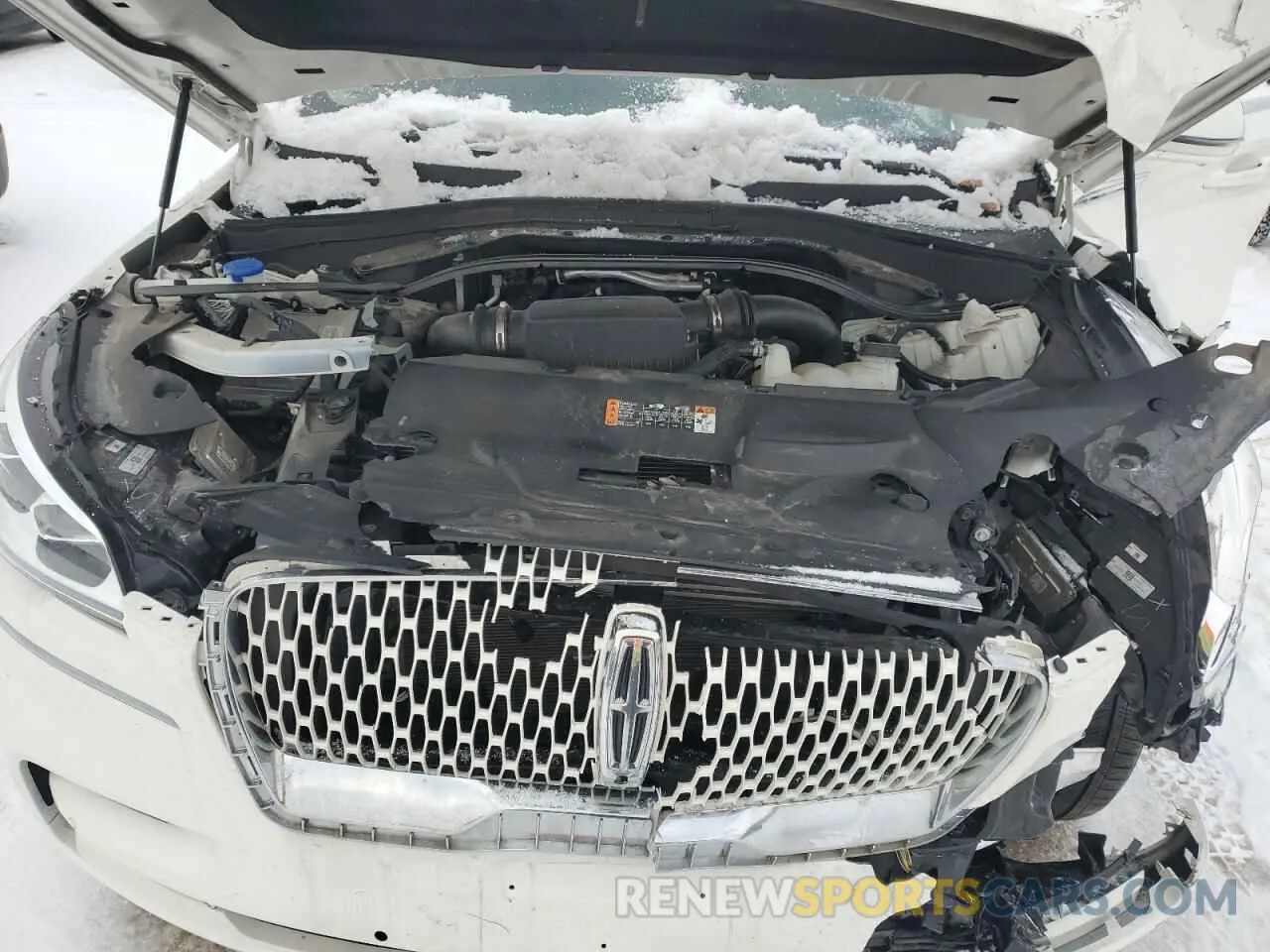 12 fotografías del automóvil dañado 5LM5J7XC5MGL12588 LINCOLN AVIATOR 2021