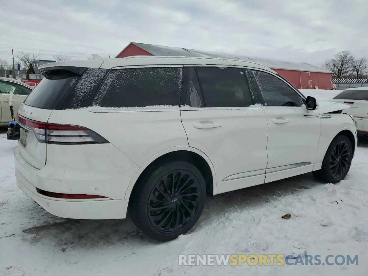 3 fotografías del automóvil dañado 5LM5J7XC5MGL12588 LINCOLN AVIATOR 2021