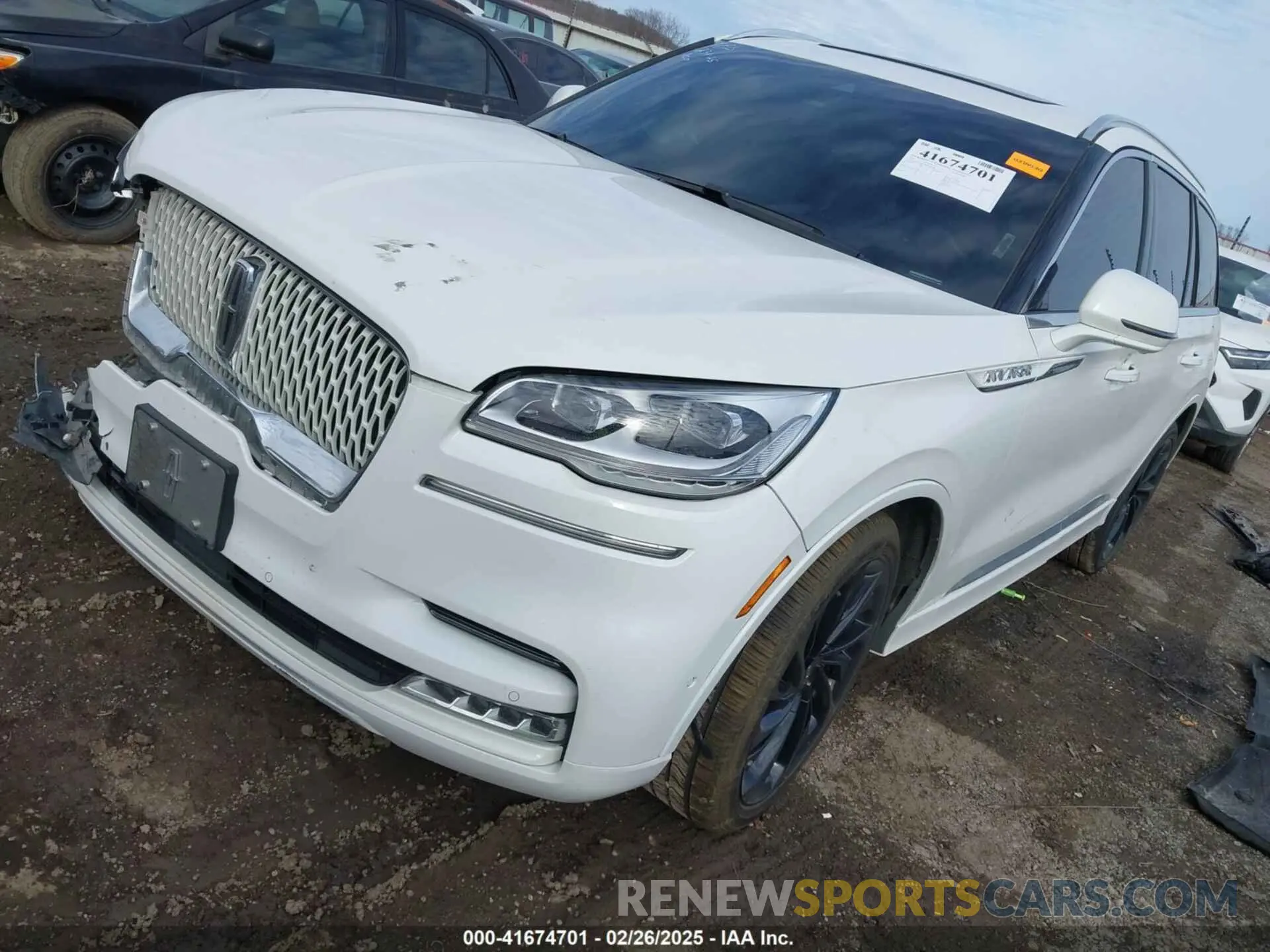 2 fotografías del automóvil dañado 5LM5J7XC5MGL18763 LINCOLN AVIATOR 2021