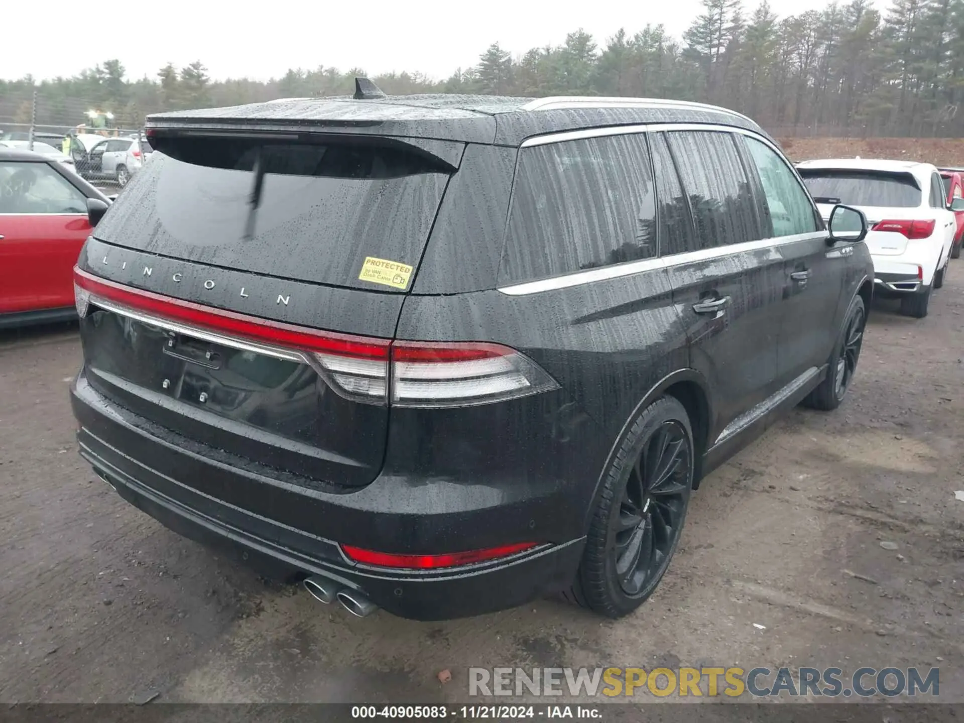 4 fotografías del automóvil dañado 5LM5J7XC9MGL06129 LINCOLN AVIATOR 2021