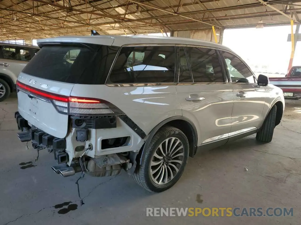 3 fotografías del automóvil dañado 5LM5J7XCXMGL19293 LINCOLN AVIATOR 2021