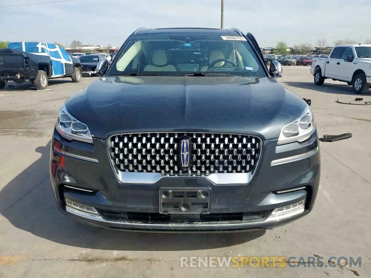 5 fotografías del automóvil dañado 5LMYJ9YY8MNL02233 LINCOLN AVIATOR 2021