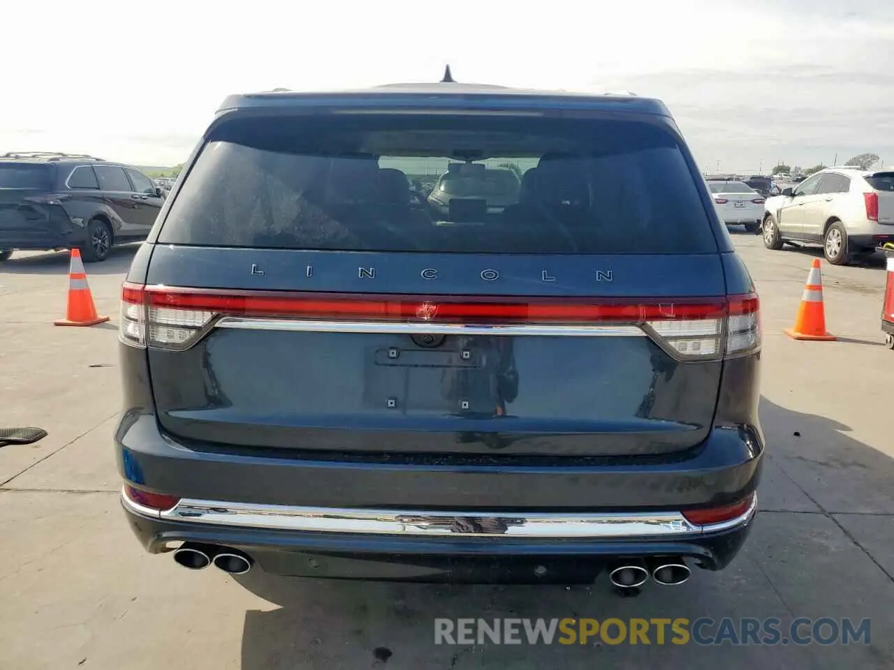6 fotografías del automóvil dañado 5LMYJ9YY8MNL02233 LINCOLN AVIATOR 2021