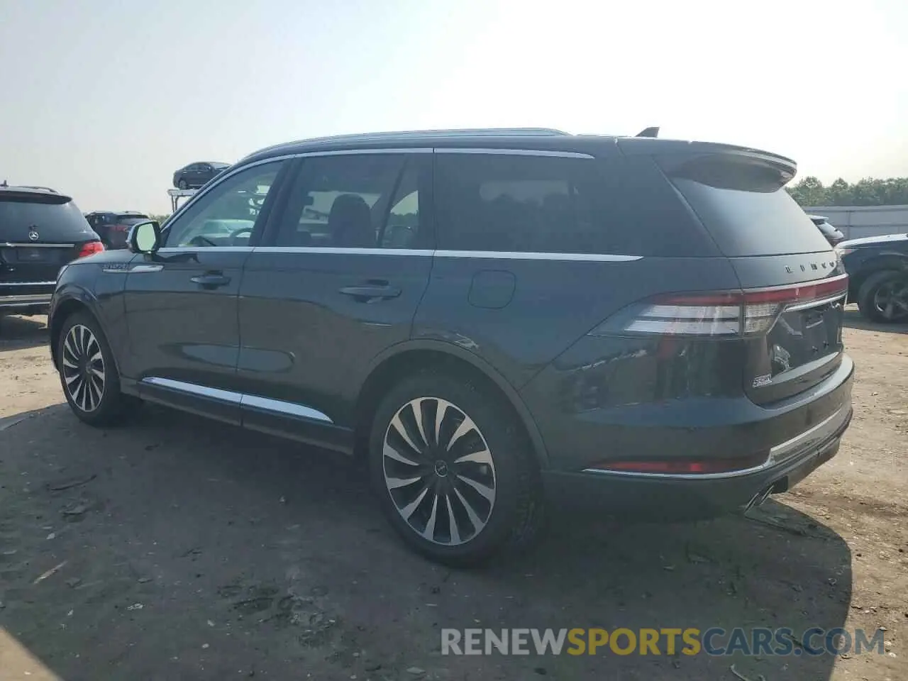 2 fotografías del automóvil dañado 5LMYJ9YY9MNL01169 LINCOLN AVIATOR 2021