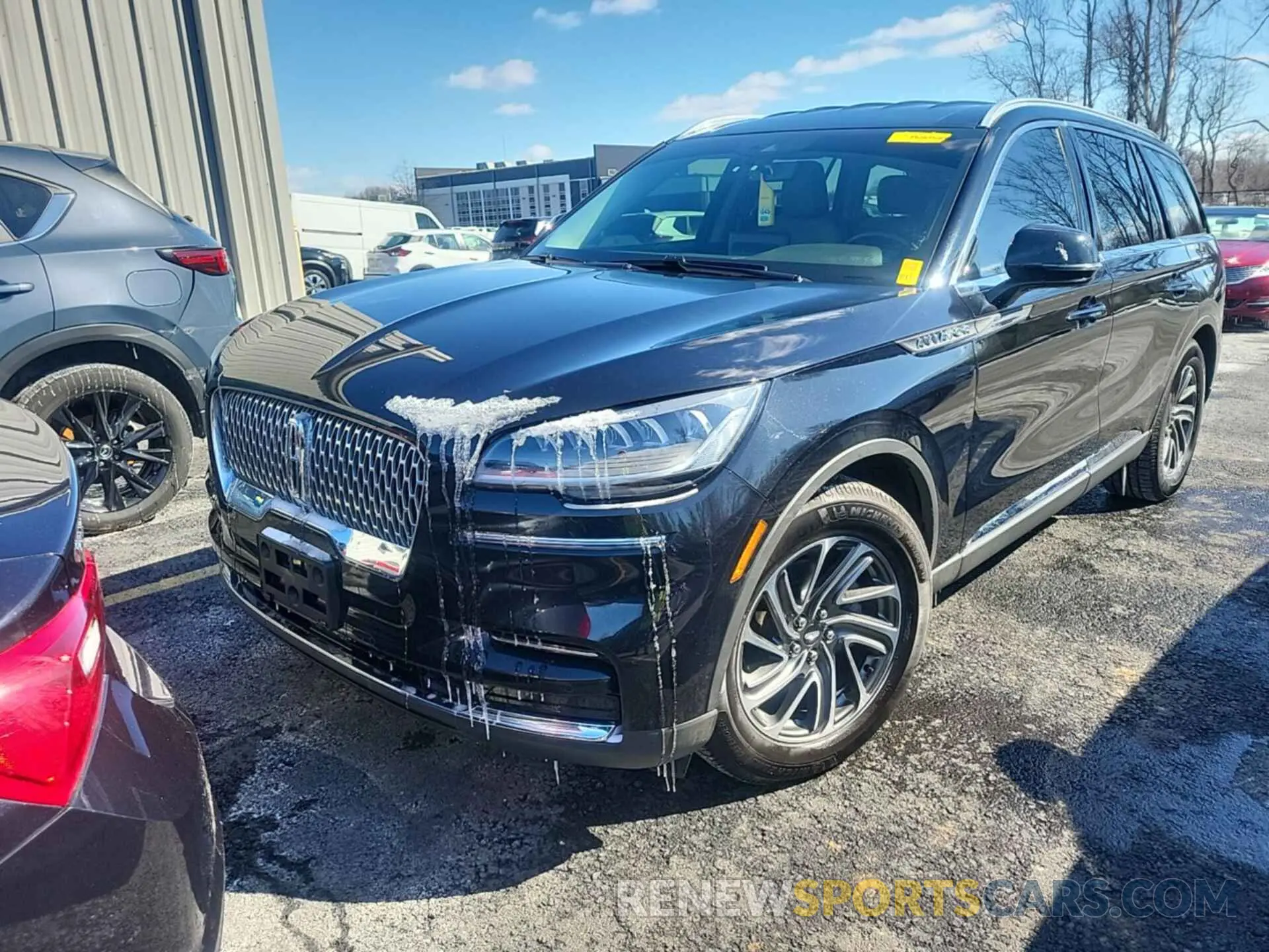 6 fotografías del automóvil dañado 5LM5J6WC8NGL02067 LINCOLN AVIATOR 2022