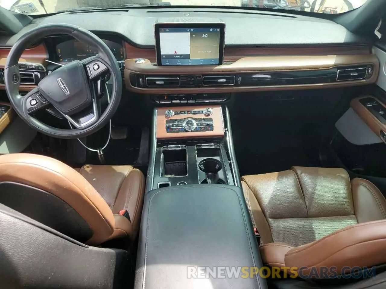 8 fotografías del automóvil dañado 5LM5J7XC1NGL18311 LINCOLN AVIATOR 2022