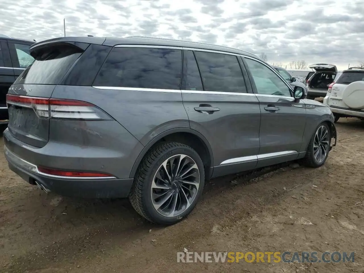 3 fotografías del automóvil dañado 5LM5J7XC1NGL21984 LINCOLN AVIATOR 2022
