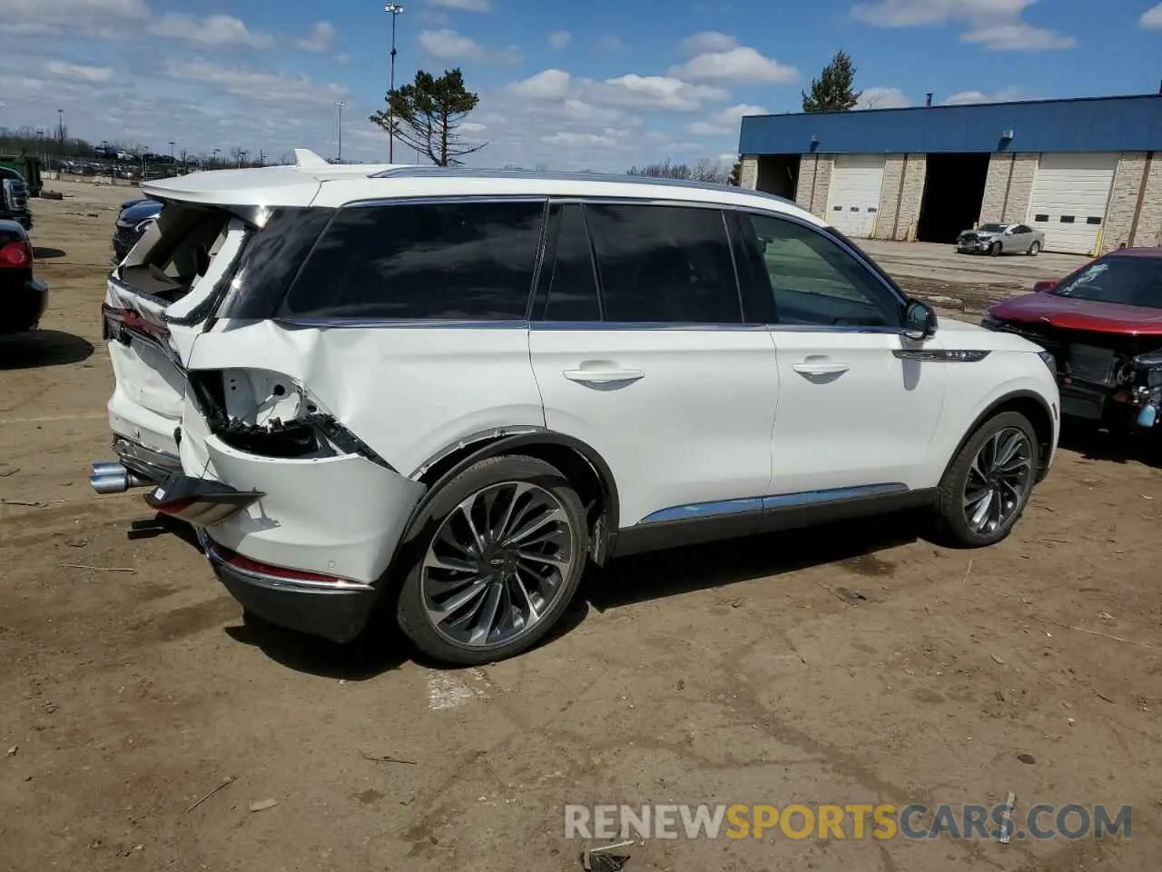 3 fotografías del automóvil dañado 5LM5J7XC8NGL01604 LINCOLN AVIATOR 2022