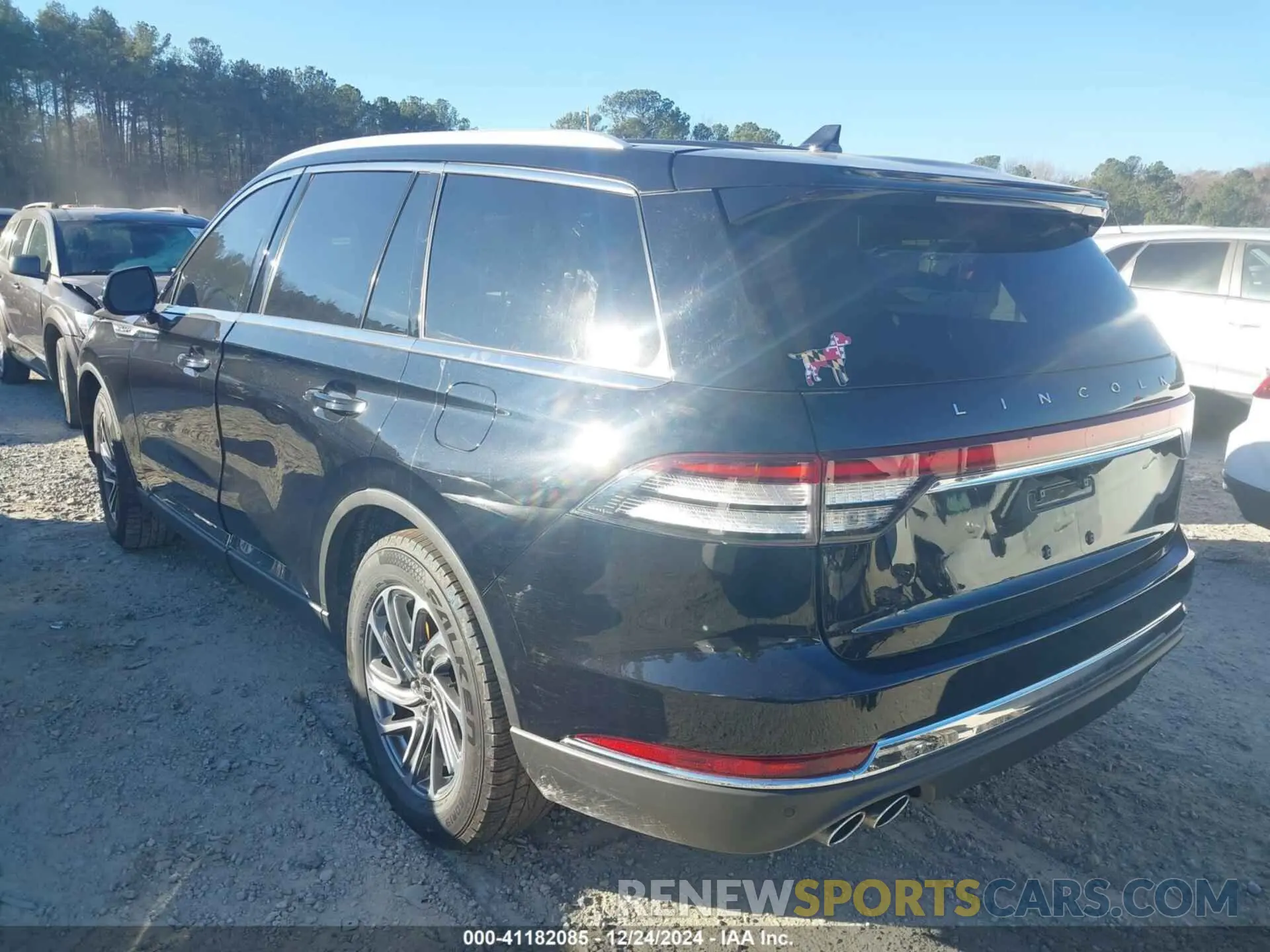 3 fotografías del automóvil dañado 5LM5J6WC0PGL14278 LINCOLN AVIATOR 2023