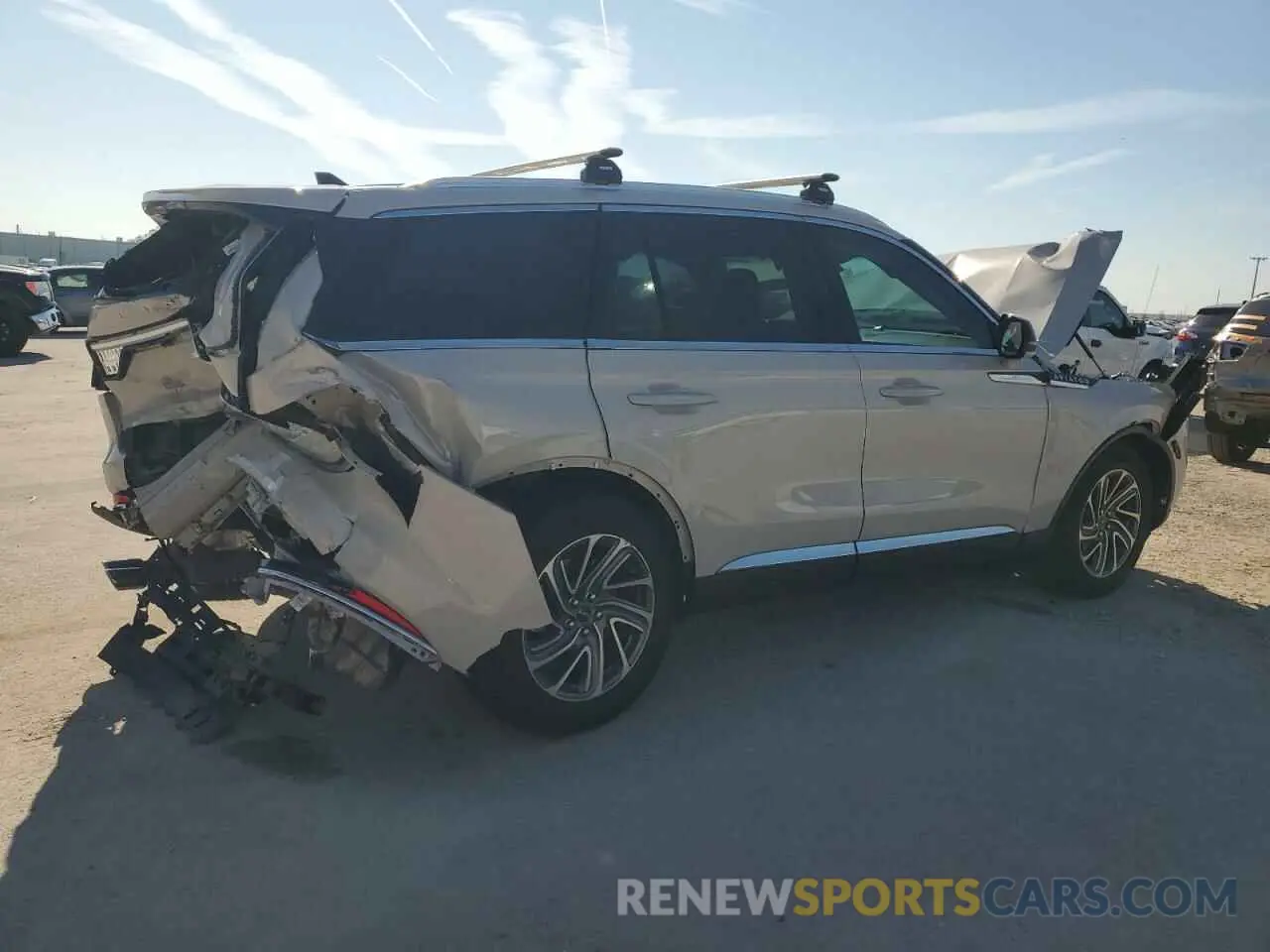 3 fotografías del automóvil dañado 5LM5J6WC8PGL27246 LINCOLN AVIATOR 2023