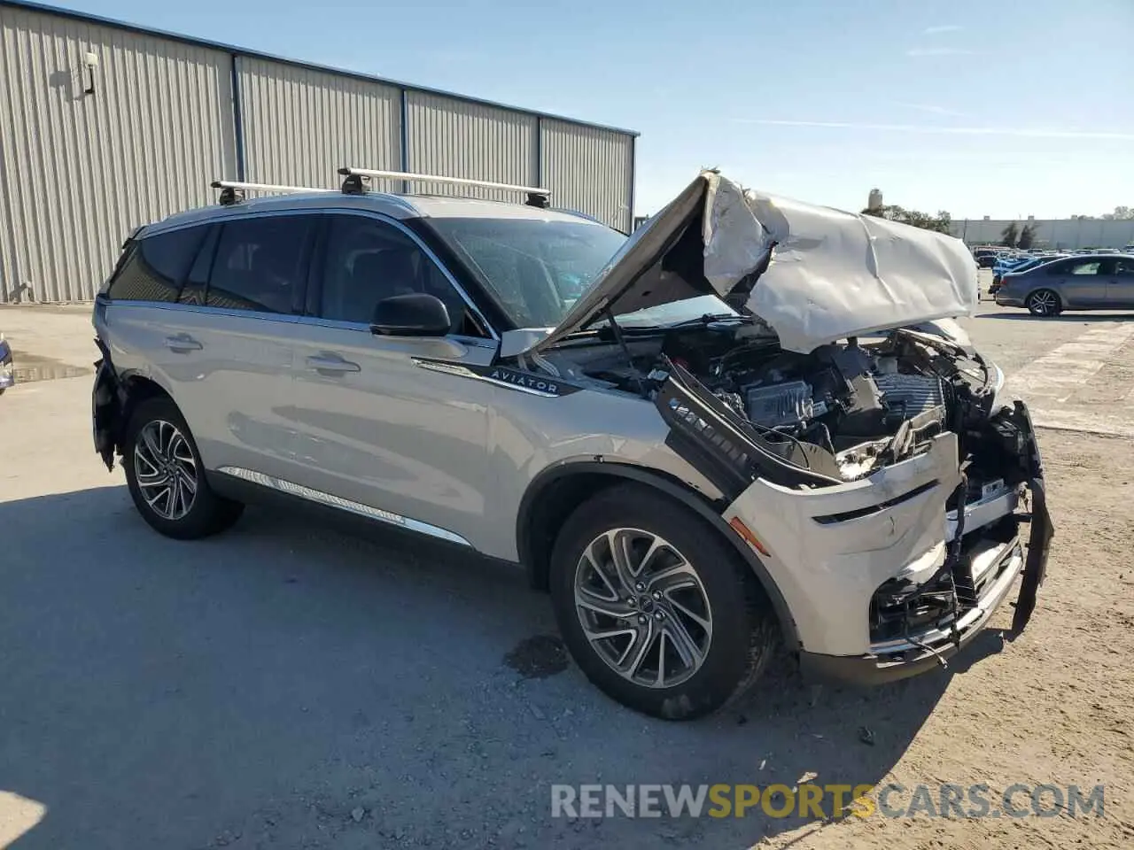 4 fotografías del automóvil dañado 5LM5J6WC8PGL27246 LINCOLN AVIATOR 2023