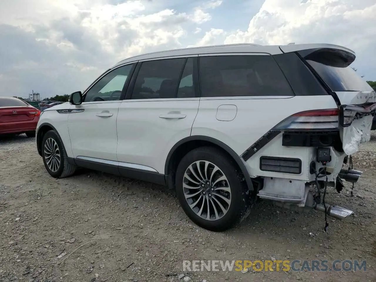 2 fotografías del automóvil dañado 5LM5J7WC8PGL12008 LINCOLN AVIATOR 2023