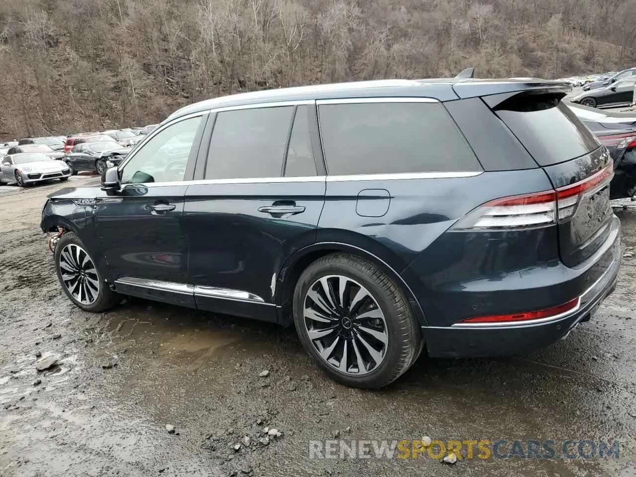 2 fotografías del automóvil dañado 5LMYJ9YY5PNL02145 LINCOLN AVIATOR 2023