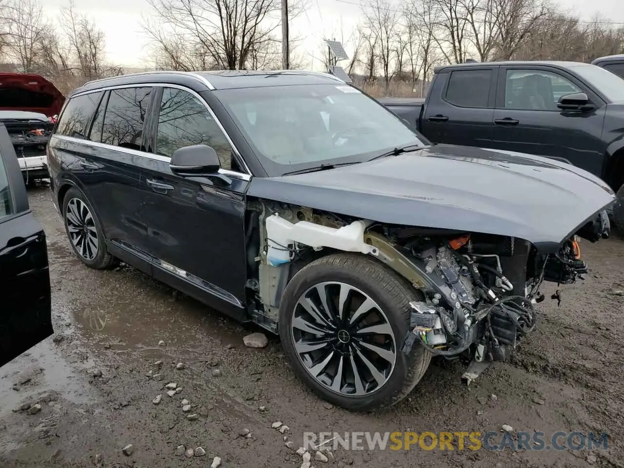 4 fotografías del automóvil dañado 5LMYJ9YY5PNL02145 LINCOLN AVIATOR 2023