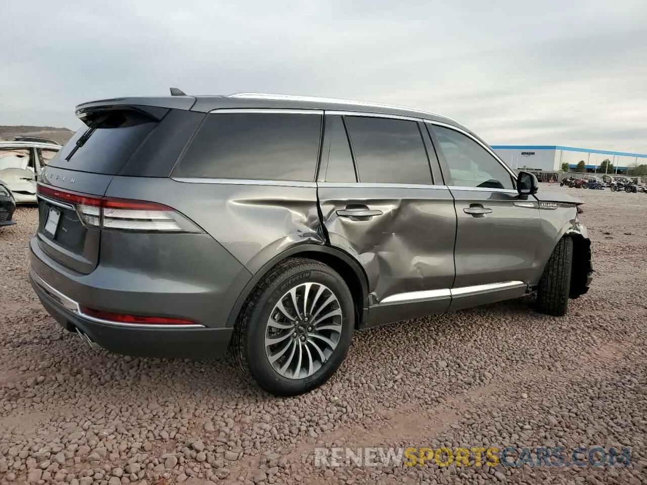 3 fotografías del automóvil dañado 5LM5J6WC5RGL05000 LINCOLN AVIATOR 2024