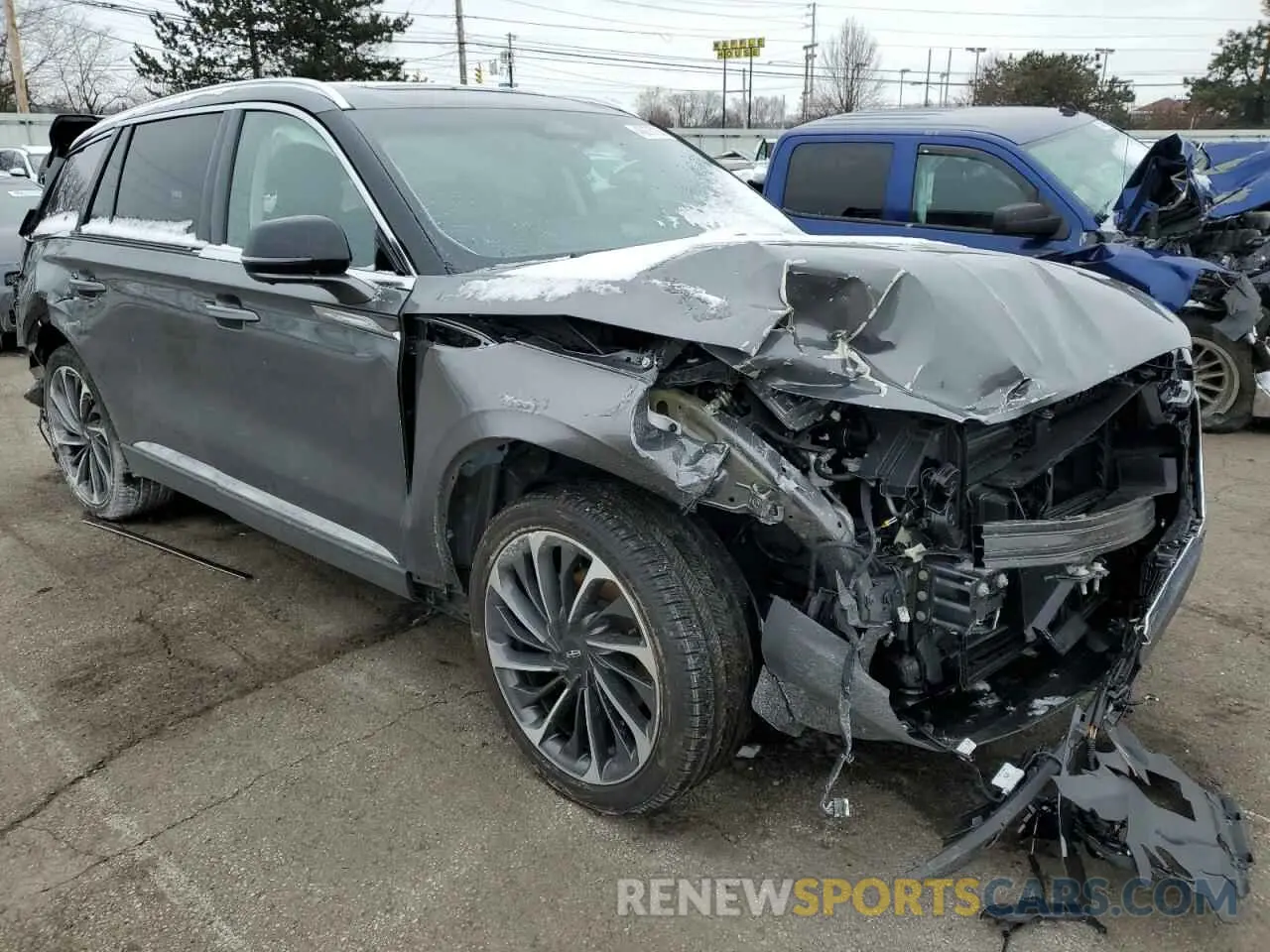 4 fotografías del automóvil dañado 5LM5J7XC1SGL02797 LINCOLN AVIATOR 2025