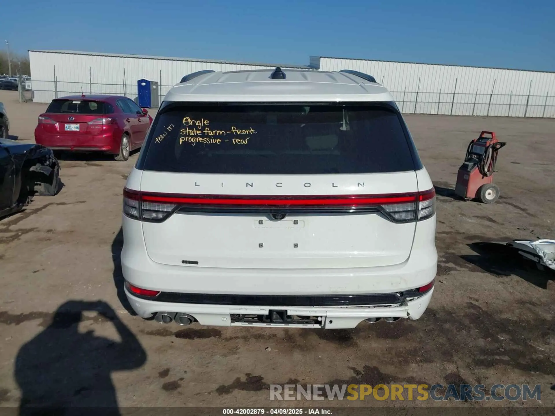17 fotografías del automóvil dañado 5LM5J7XC4SGL15771 LINCOLN AVIATOR 2025