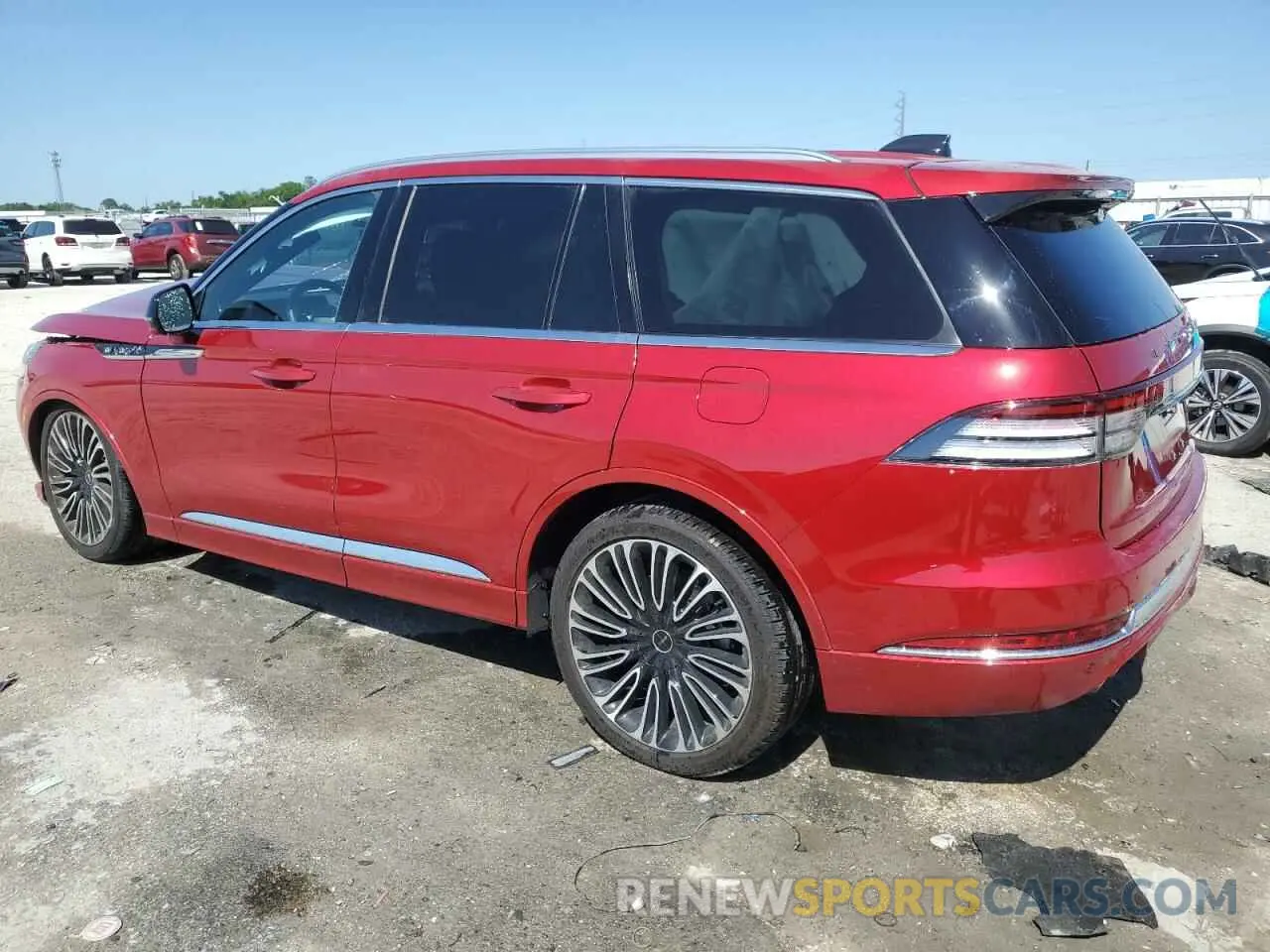 2 fotografías del automóvil dañado 5LM5J9XC0SGL14886 LINCOLN AVIATOR 2025