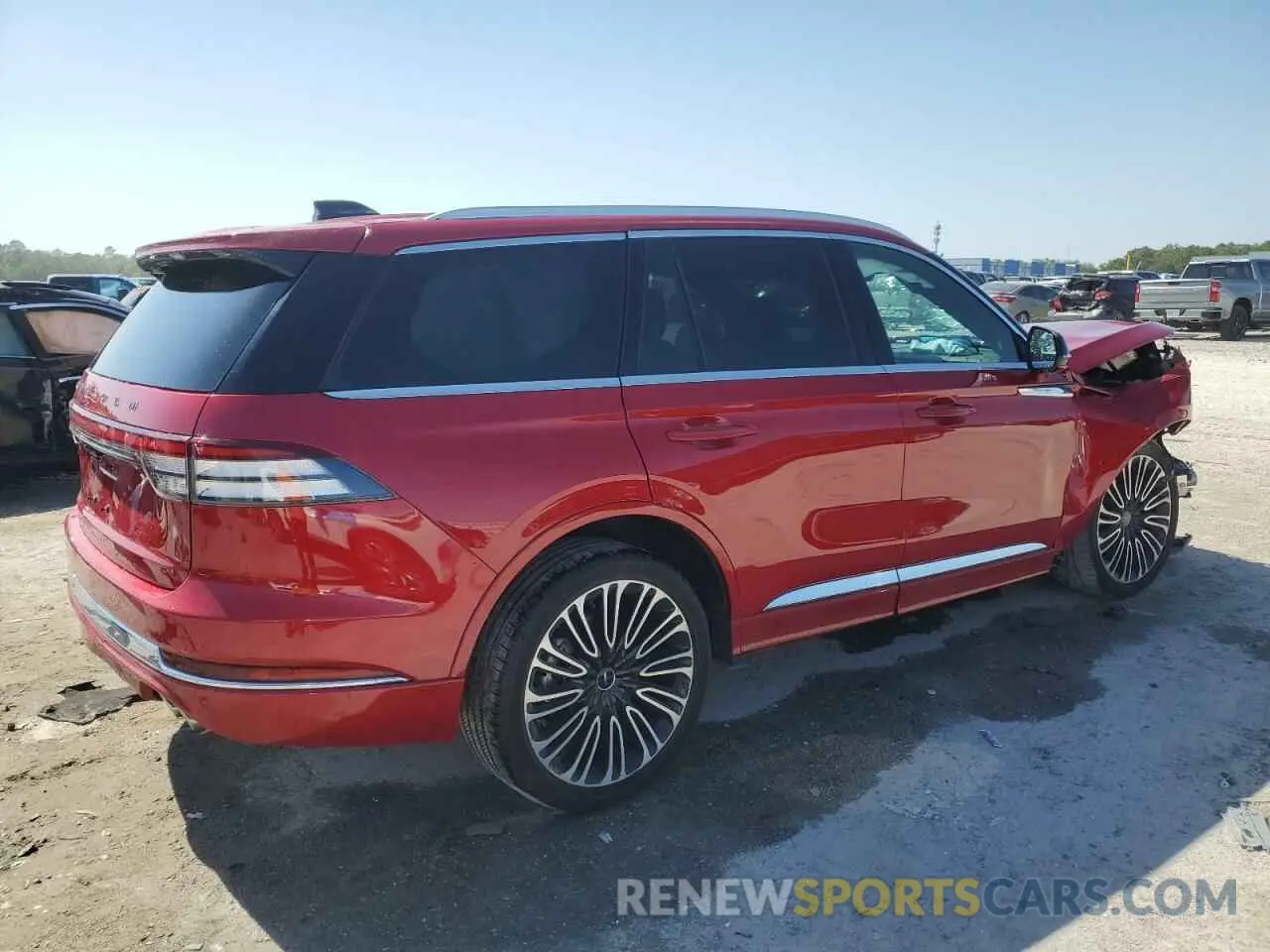 3 fotografías del automóvil dañado 5LM5J9XC0SGL14886 LINCOLN AVIATOR 2025