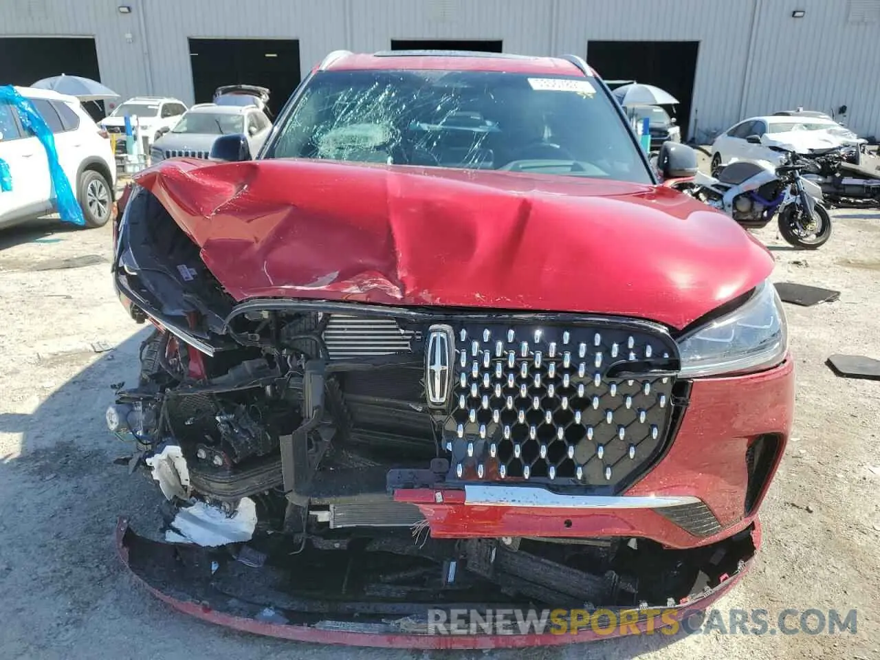 5 fotografías del automóvil dañado 5LM5J9XC0SGL14886 LINCOLN AVIATOR 2025