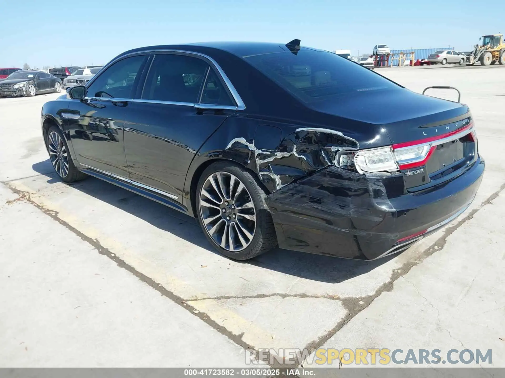 3 fotografías del automóvil dañado 1LN6L9SKXK5614365 LINCOLN CONTINENTAL 2019