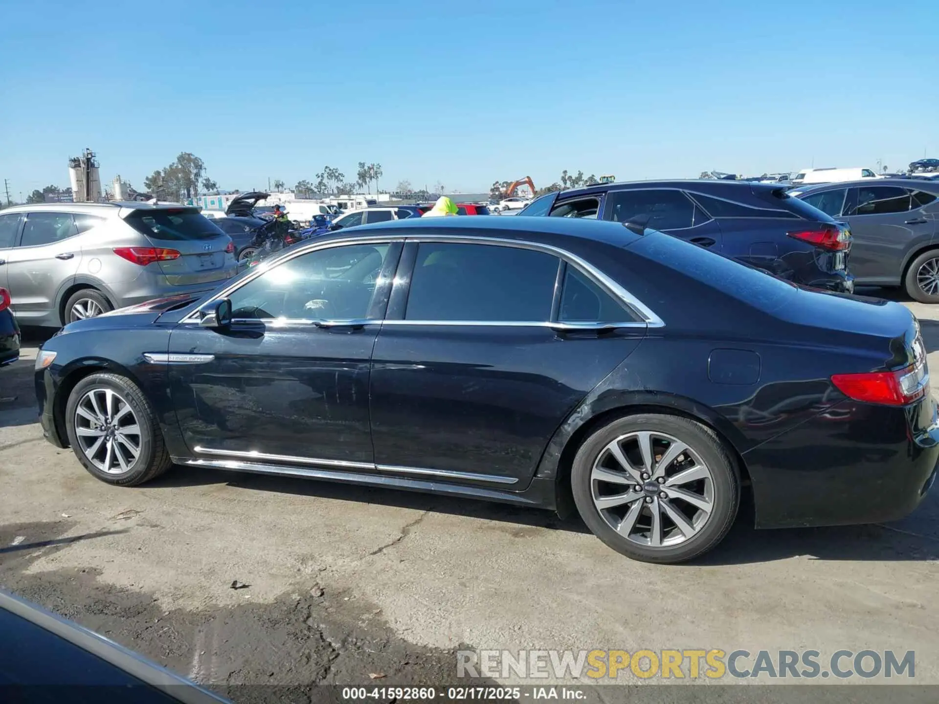 14 fotografías del automóvil dañado 1LN6L9UK7L5602981 LINCOLN CONTINENTAL 2020