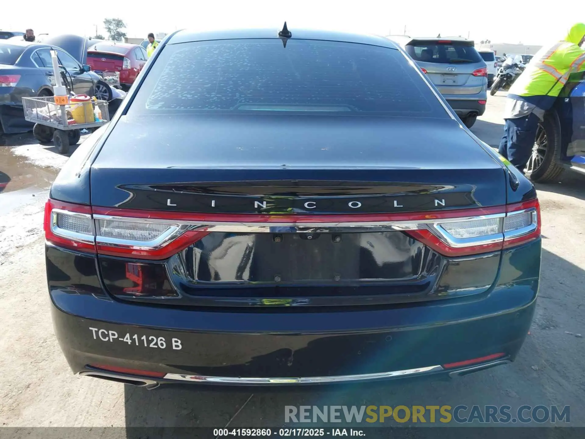16 fotografías del automóvil dañado 1LN6L9UK7L5602981 LINCOLN CONTINENTAL 2020