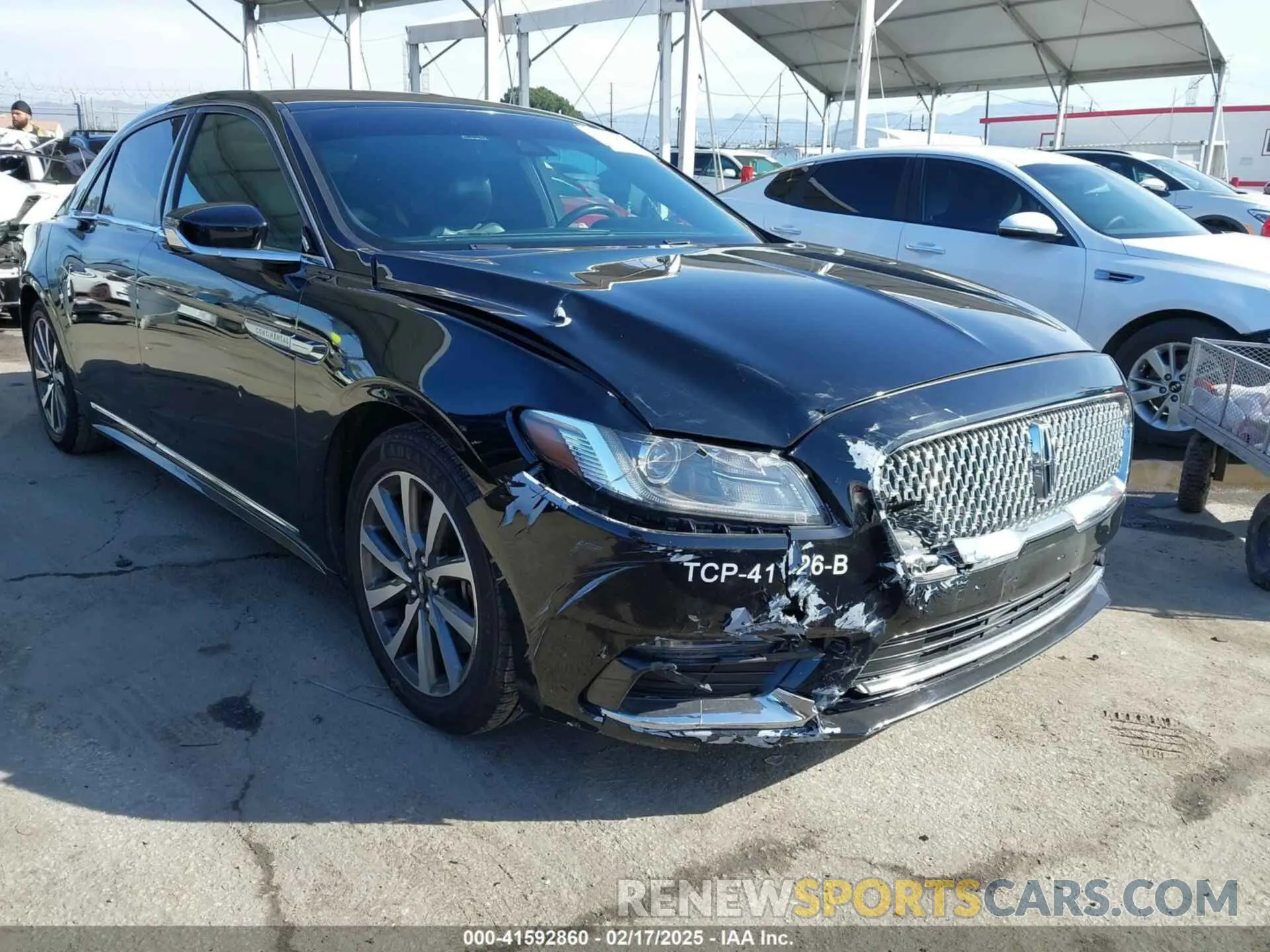 6 fotografías del automóvil dañado 1LN6L9UK7L5602981 LINCOLN CONTINENTAL 2020