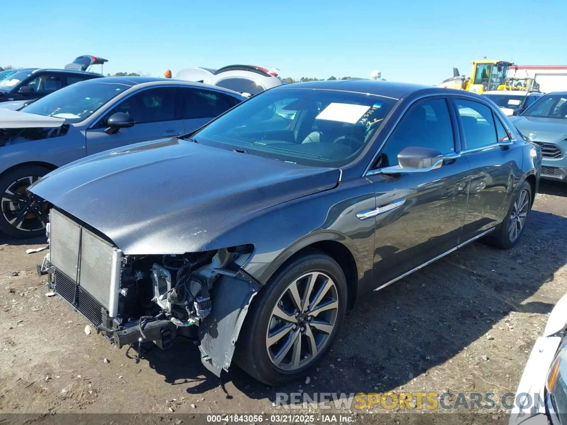 2 fotografías del automóvil dañado 1LN6L9VK0L5608636 LINCOLN CONTINENTAL 2020