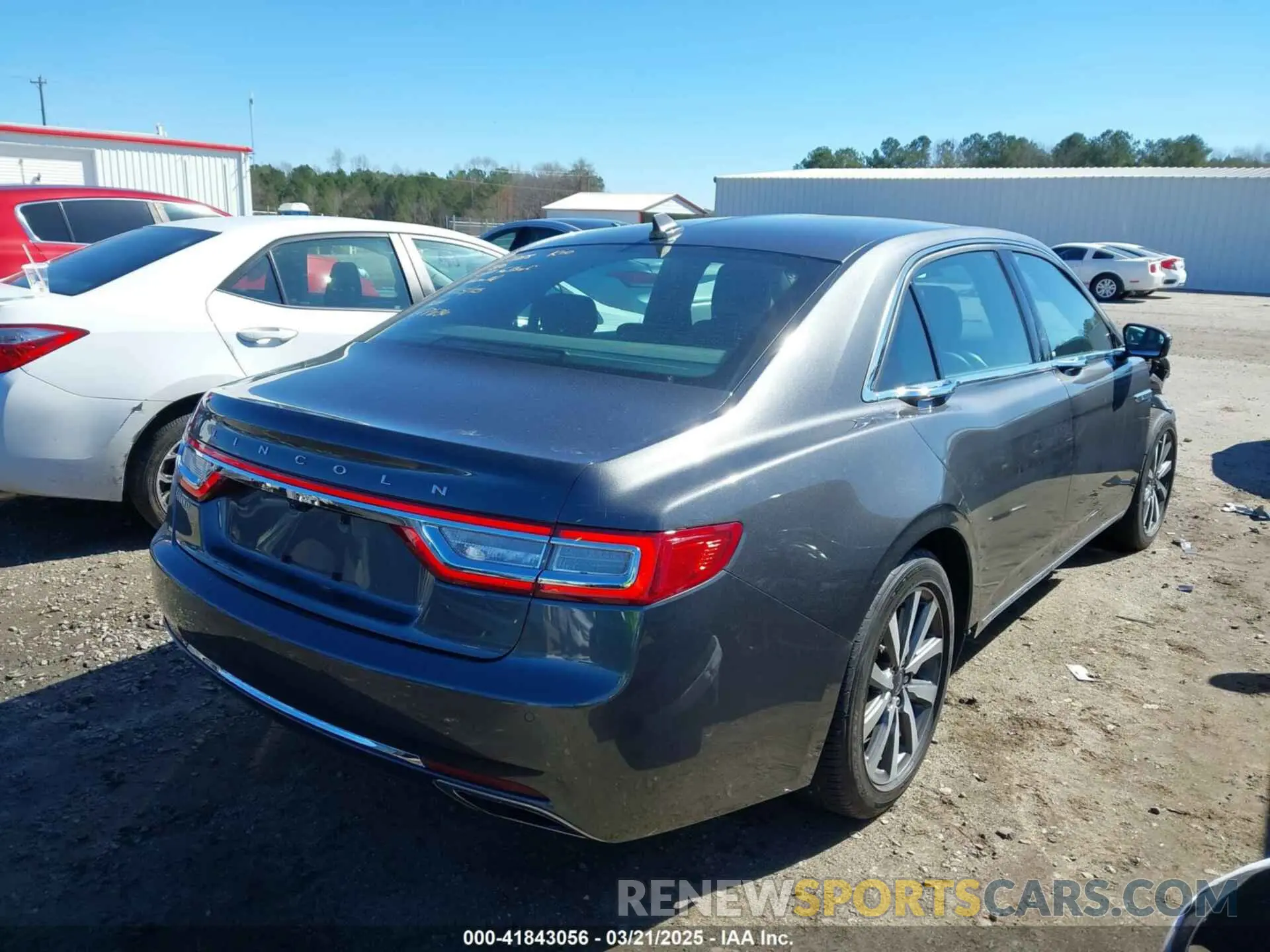 4 fotografías del automóvil dañado 1LN6L9VK0L5608636 LINCOLN CONTINENTAL 2020