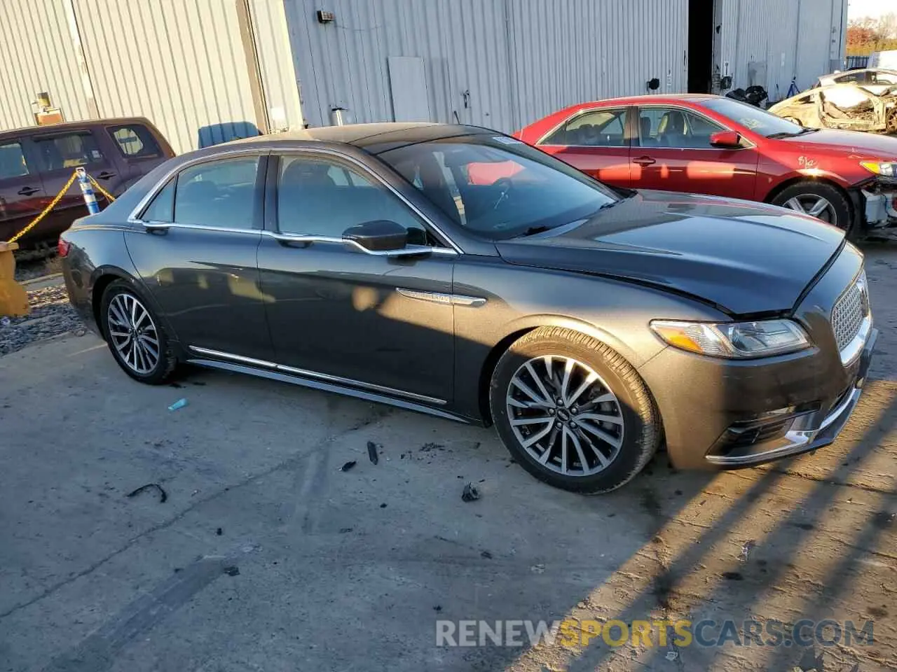 4 fotografías del automóvil dañado 1LN6L9TK6K5602843 LINCOLN CONTINENTL 2019