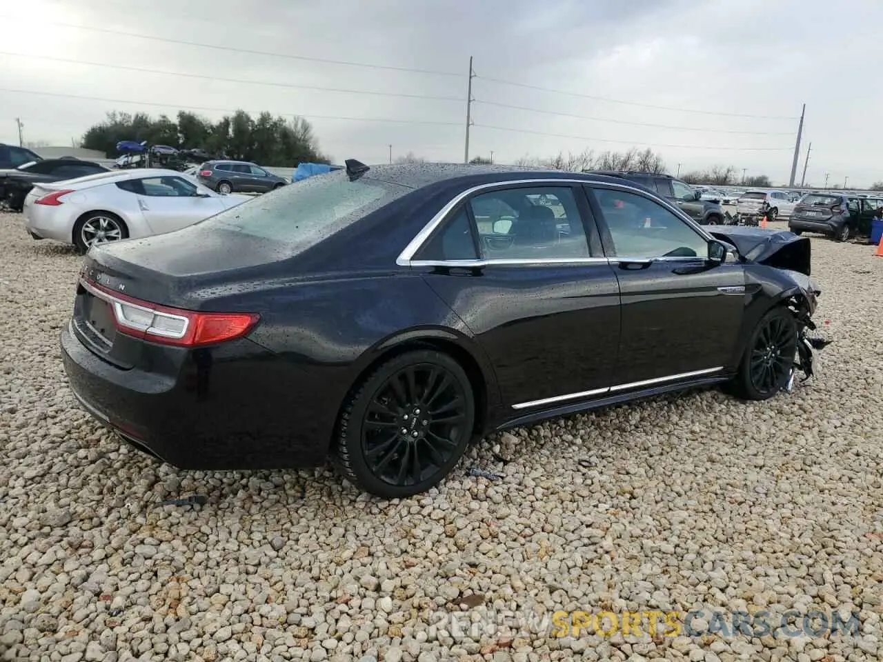 3 fotografías del automóvil dañado 1LN6L9NP5L5607722 LINCOLN CONTINENTL 2020