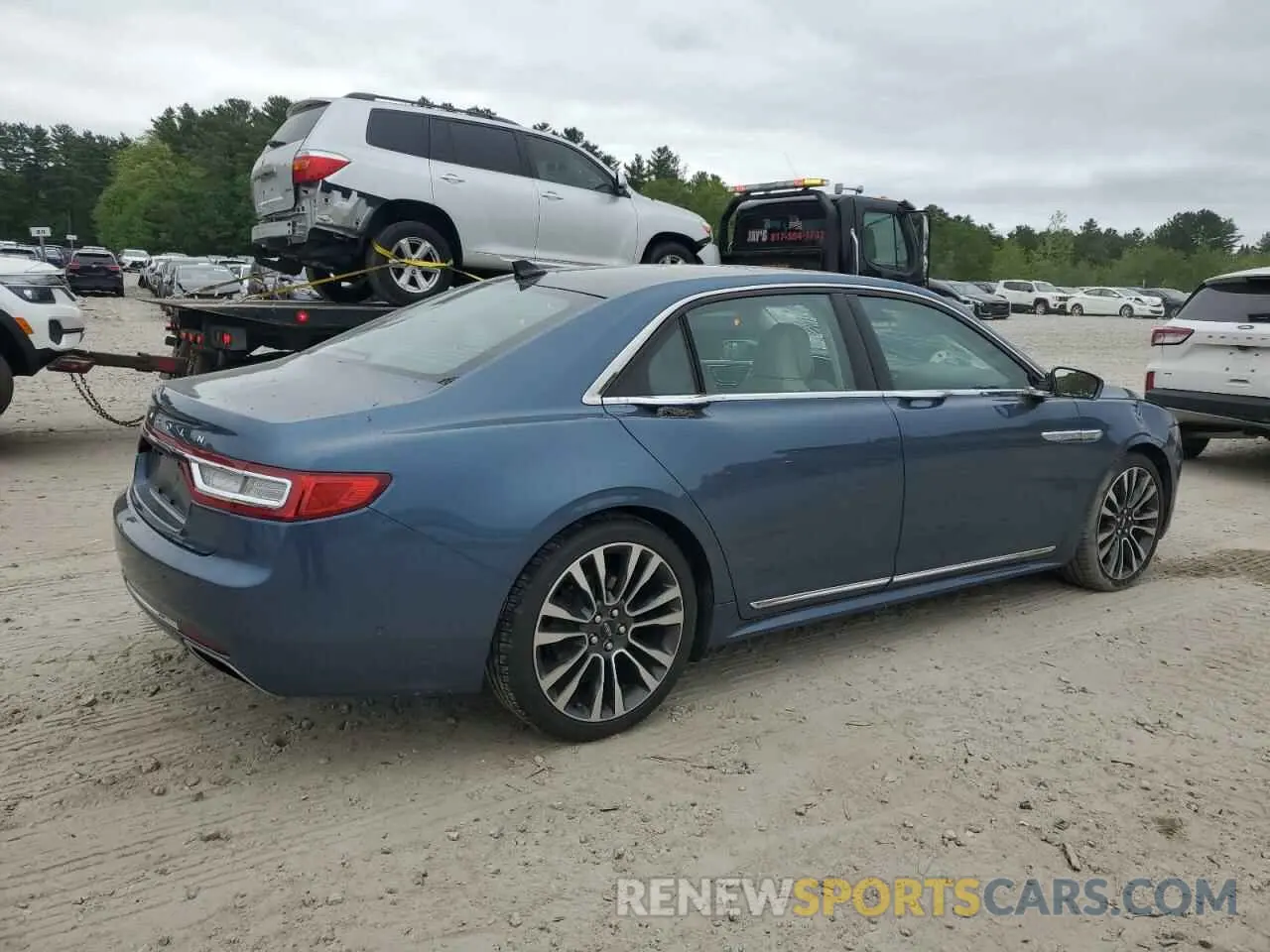 3 fotografías del automóvil dañado 1LN6L9RP9L5603957 LINCOLN CONTINENTL 2020