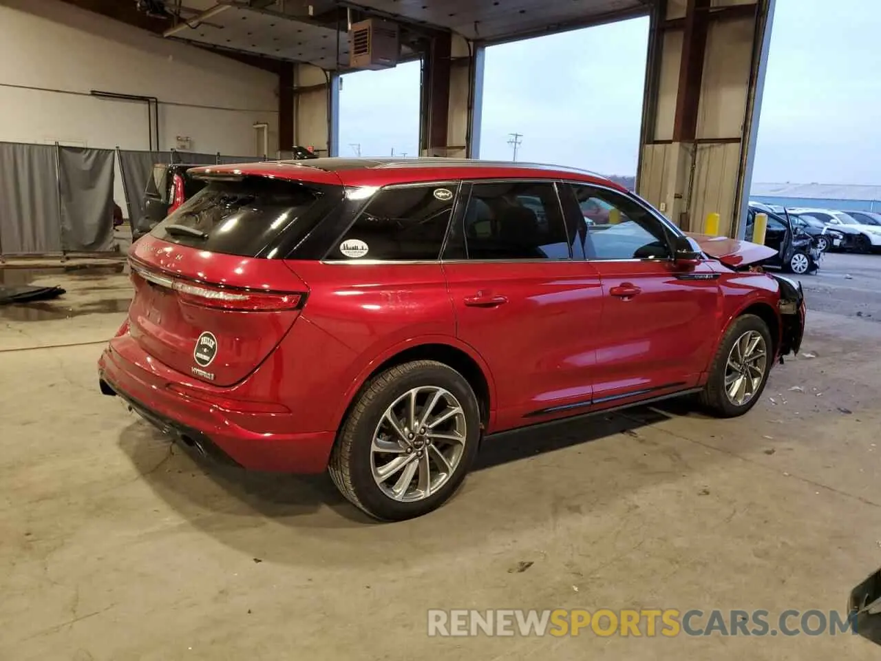 3 fotografías del automóvil dañado 5LMTJ5DZ3NUL11799 LINCOLN CORSAIR 2022