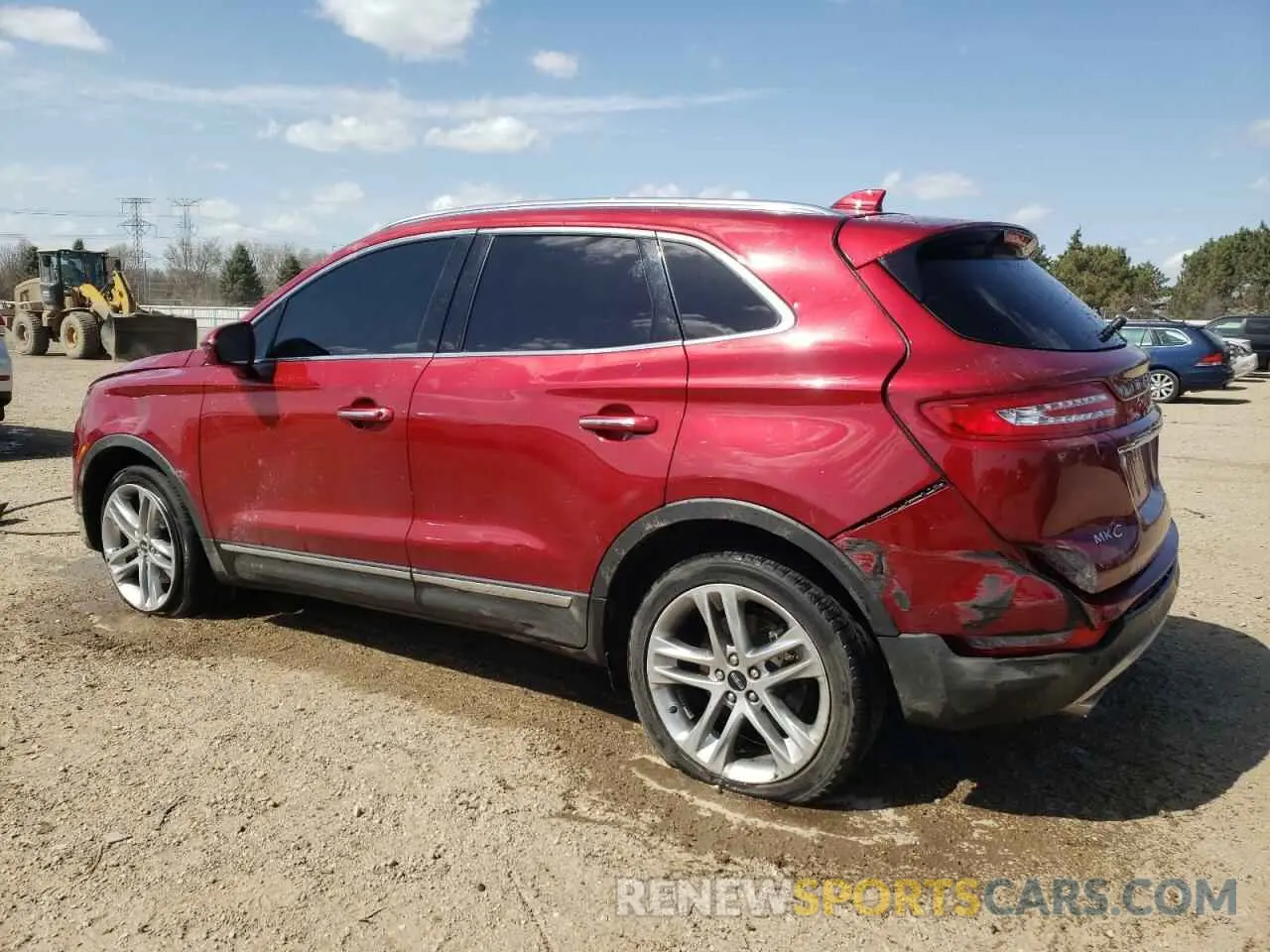 2 fotografías del automóvil dañado 5LMTJ3DH6KUL39670 LINCOLN MKC 2019