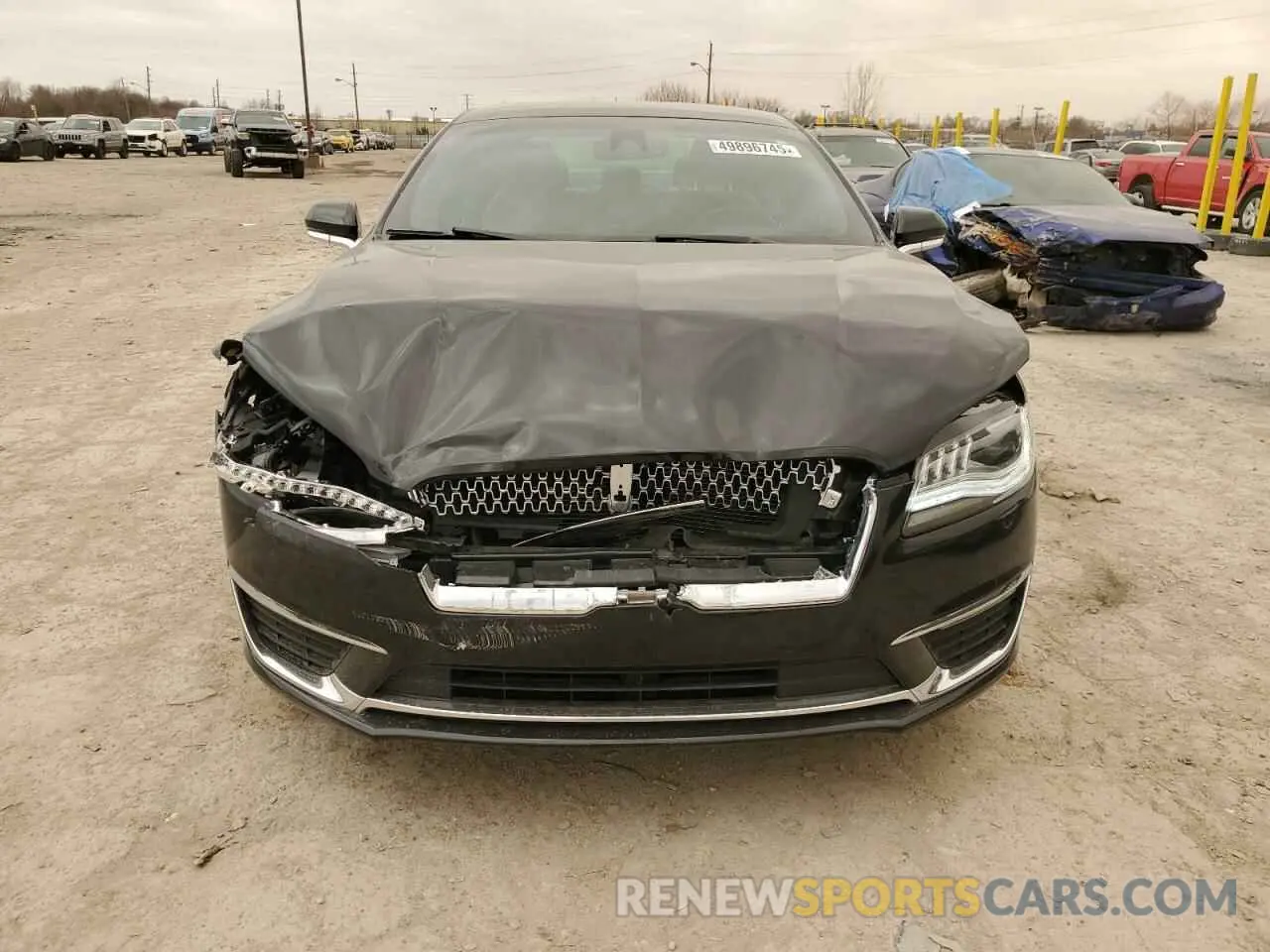 5 fotografías del automóvil dañado 3LN6L5C94KR620888 LINCOLN MKZ 2019
