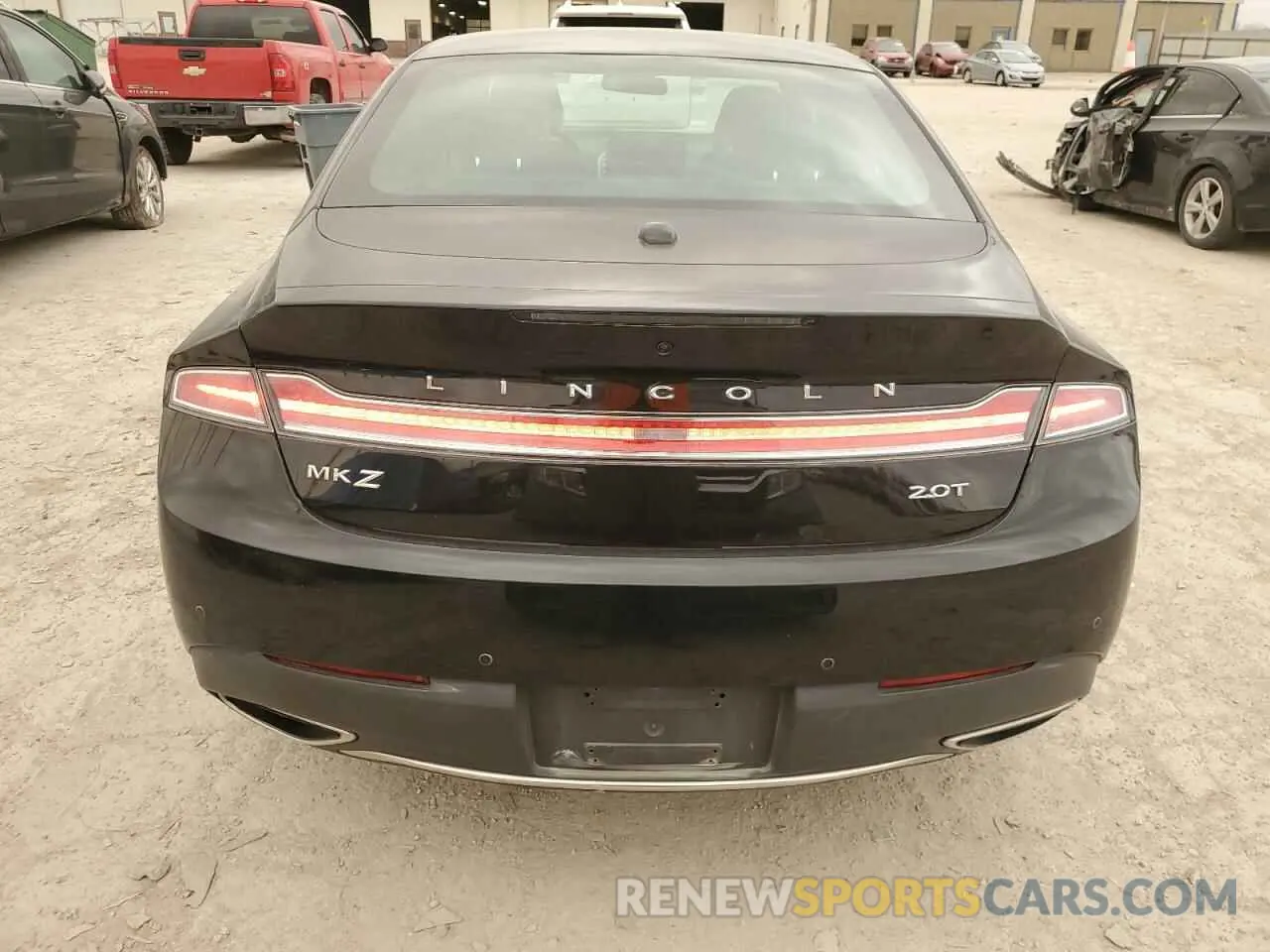 6 fotografías del automóvil dañado 3LN6L5C94KR620888 LINCOLN MKZ 2019