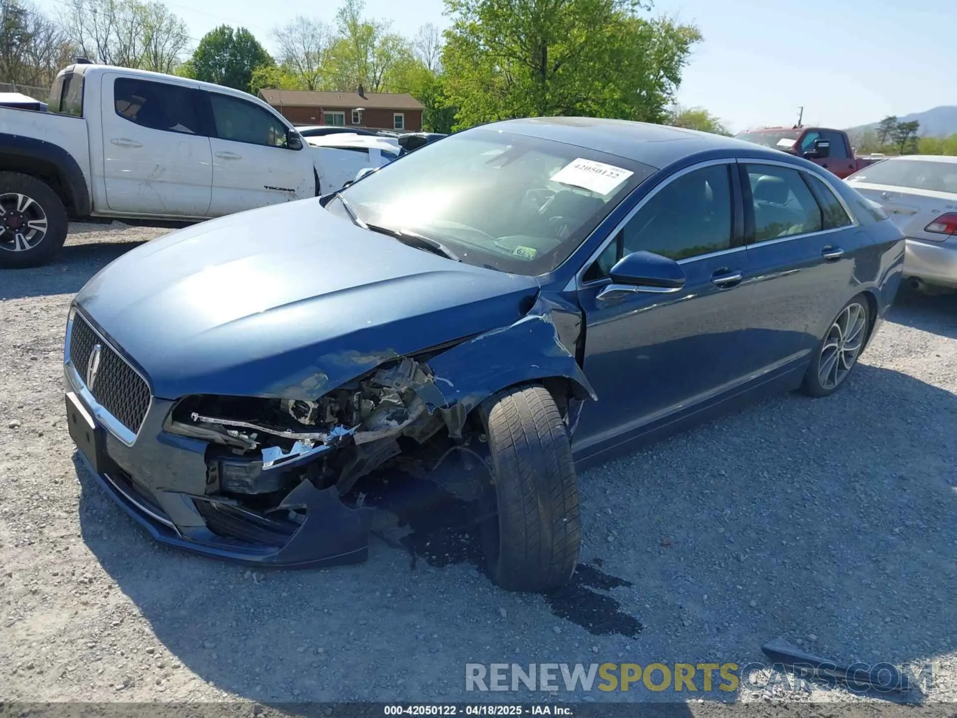 6 fotografías del automóvil dañado 3LN6L5C96KR609147 LINCOLN MKZ 2019