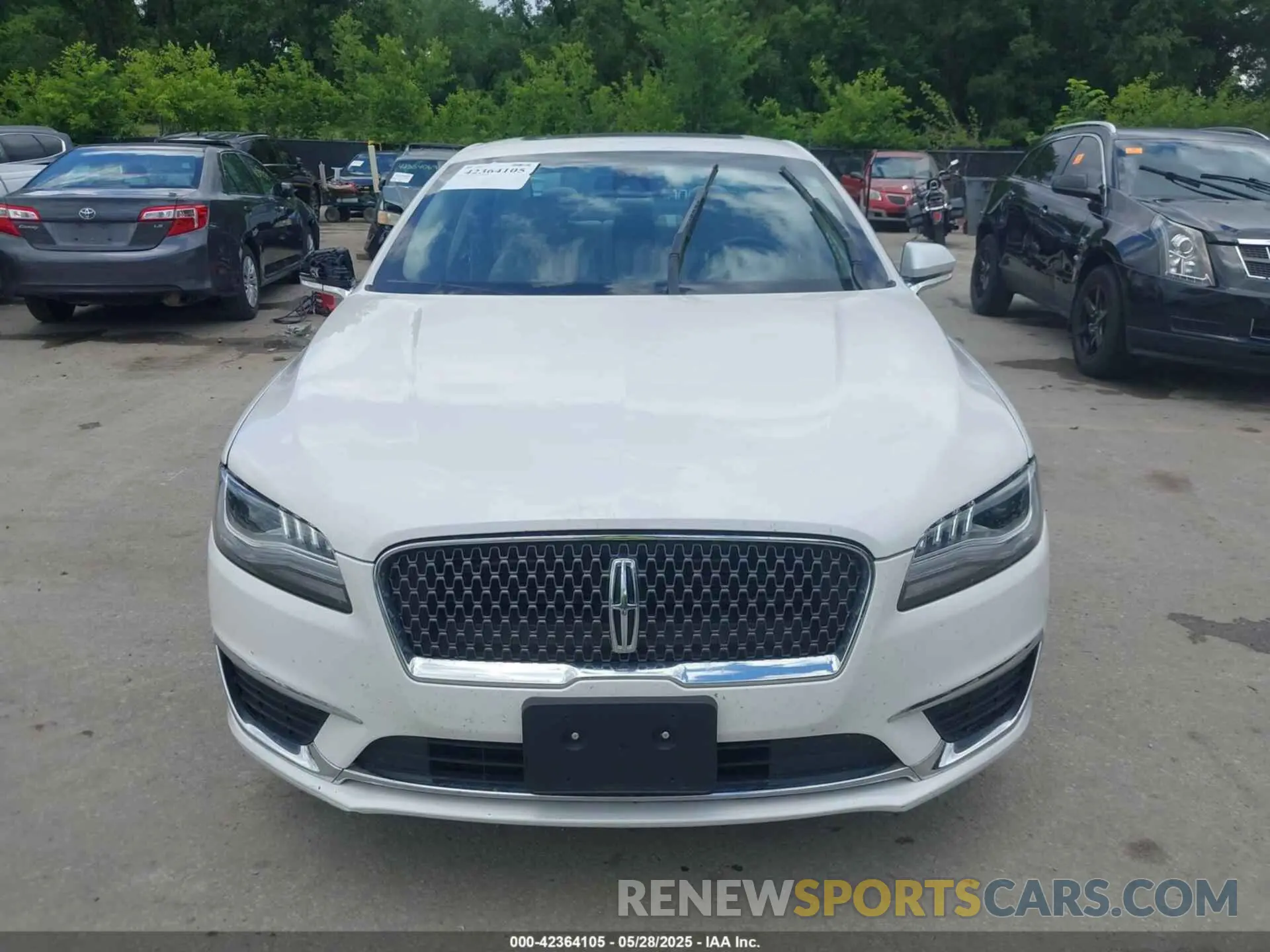 13 fotografías del automóvil dañado 3LN6L5C98KR613877 LINCOLN MKZ 2019