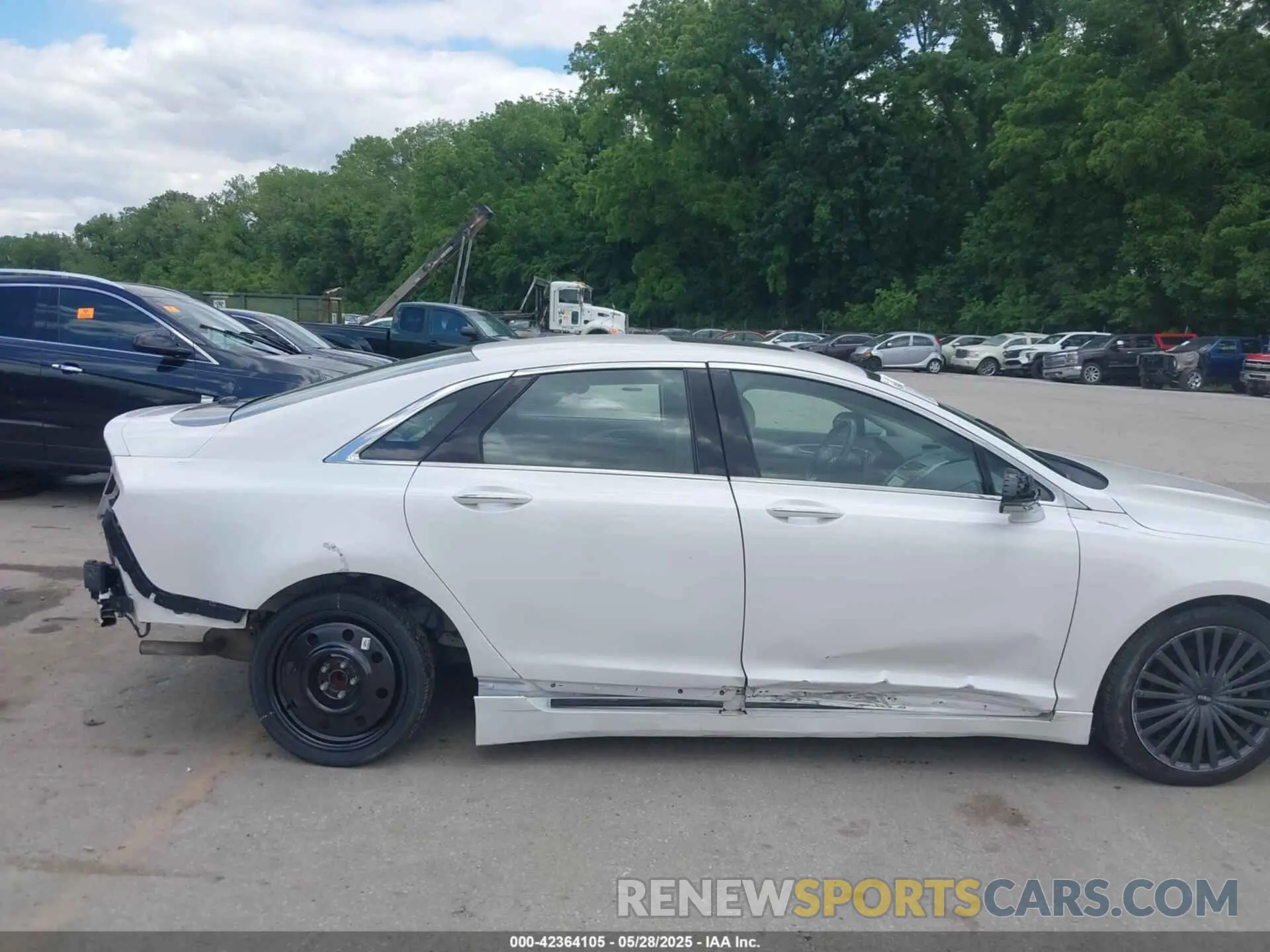 6 fotografías del automóvil dañado 3LN6L5C98KR613877 LINCOLN MKZ 2019