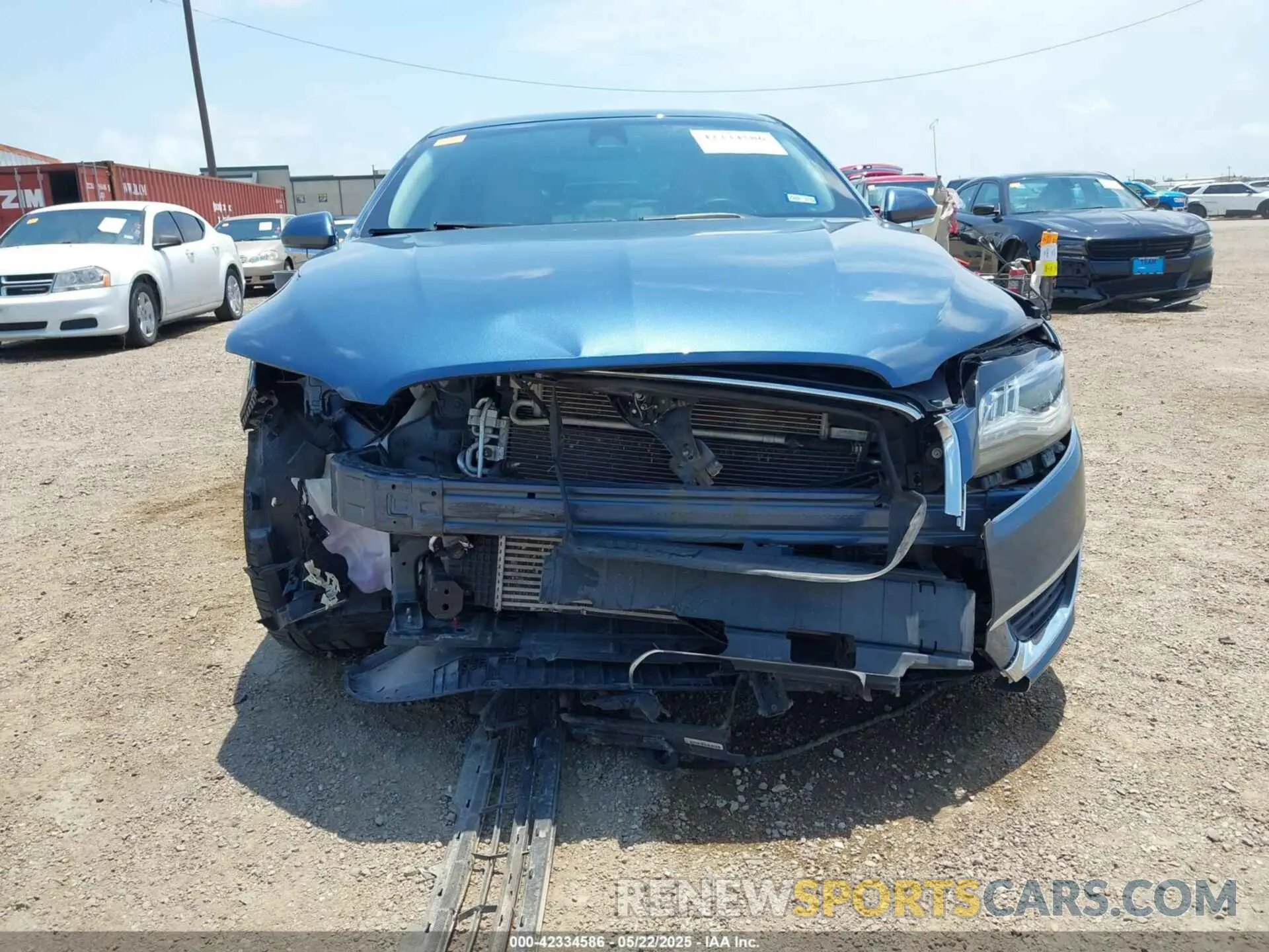 6 fotografías del automóvil dañado 3LN6L5C99KR601818 LINCOLN MKZ 2019