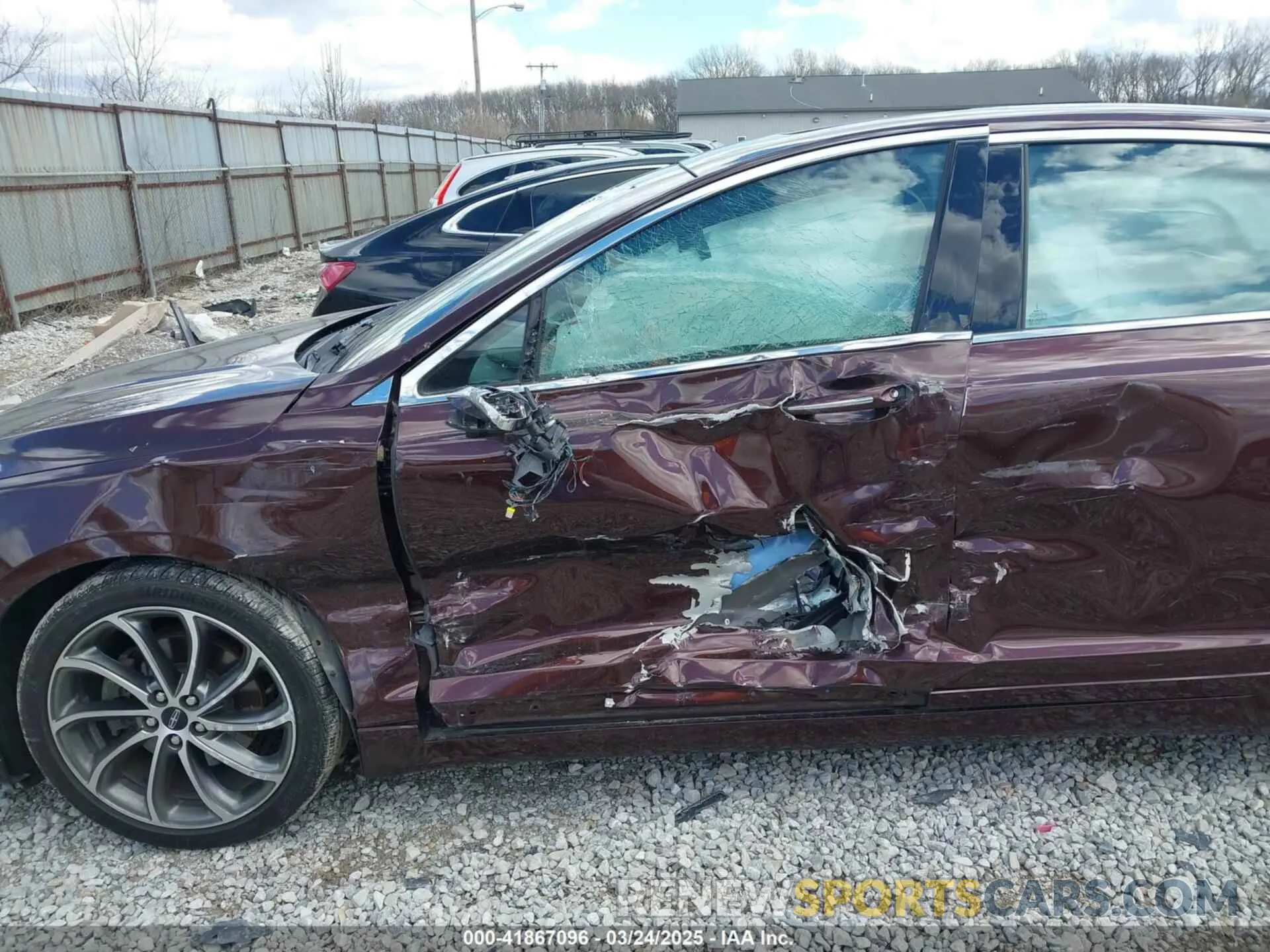 6 fotografías del automóvil dañado 3LN6L5C9XKR632687 LINCOLN MKZ 2019