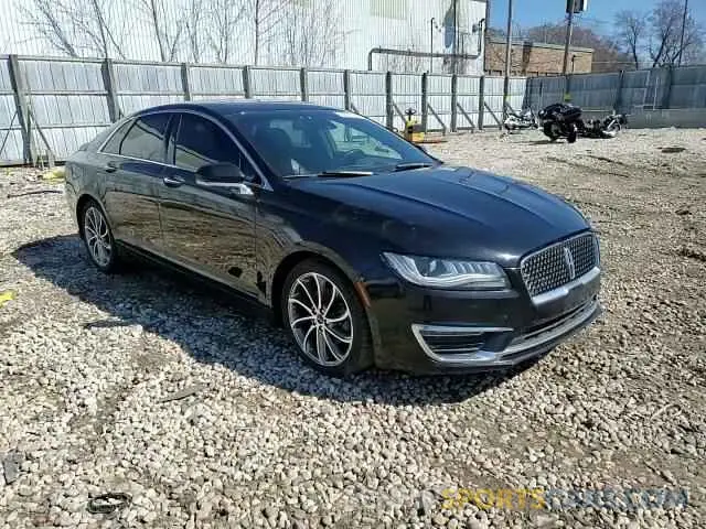 10 fotografías del automóvil dañado 3LN6L5D90KR628310 LINCOLN MKZ 2019