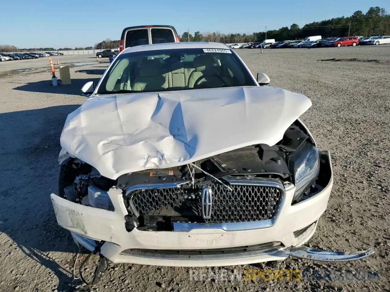 5 fotografías del automóvil dañado 3LN6L5D91KR614030 LINCOLN MKZ 2019