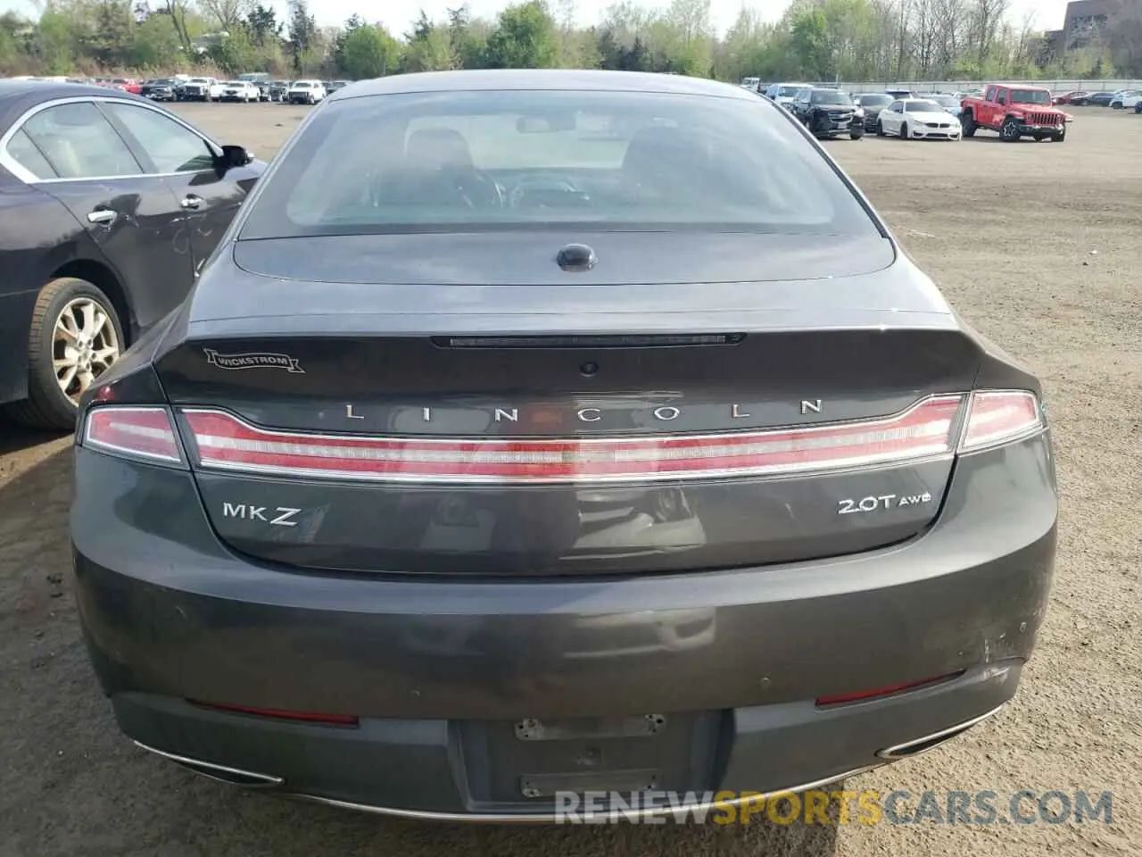 6 fotografías del automóvil dañado 3LN6L5D93KR602025 LINCOLN MKZ 2019