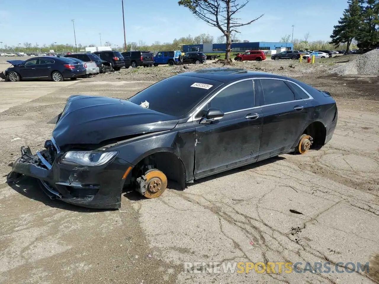 1 fotografías del automóvil dañado 3LN6L5D98KR607589 LINCOLN MKZ 2019