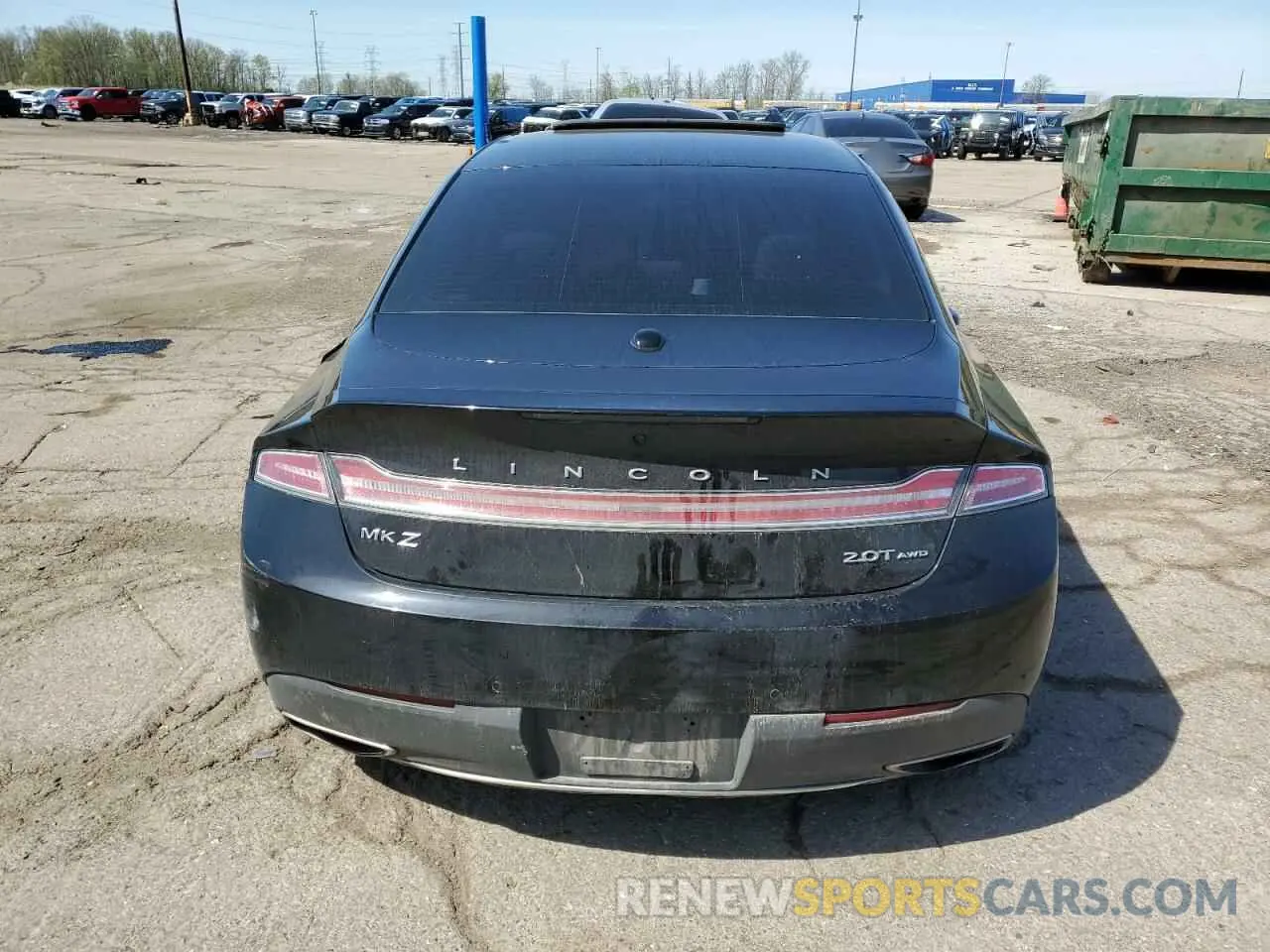 6 fotografías del automóvil dañado 3LN6L5D98KR607589 LINCOLN MKZ 2019
