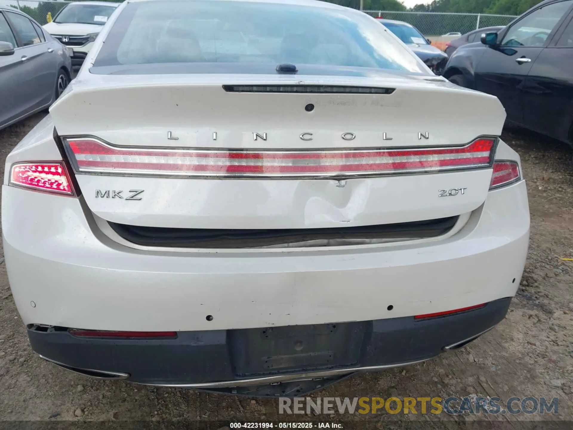 18 fotografías del automóvil dañado 3LN6L5E94KR607412 LINCOLN MKZ 2019